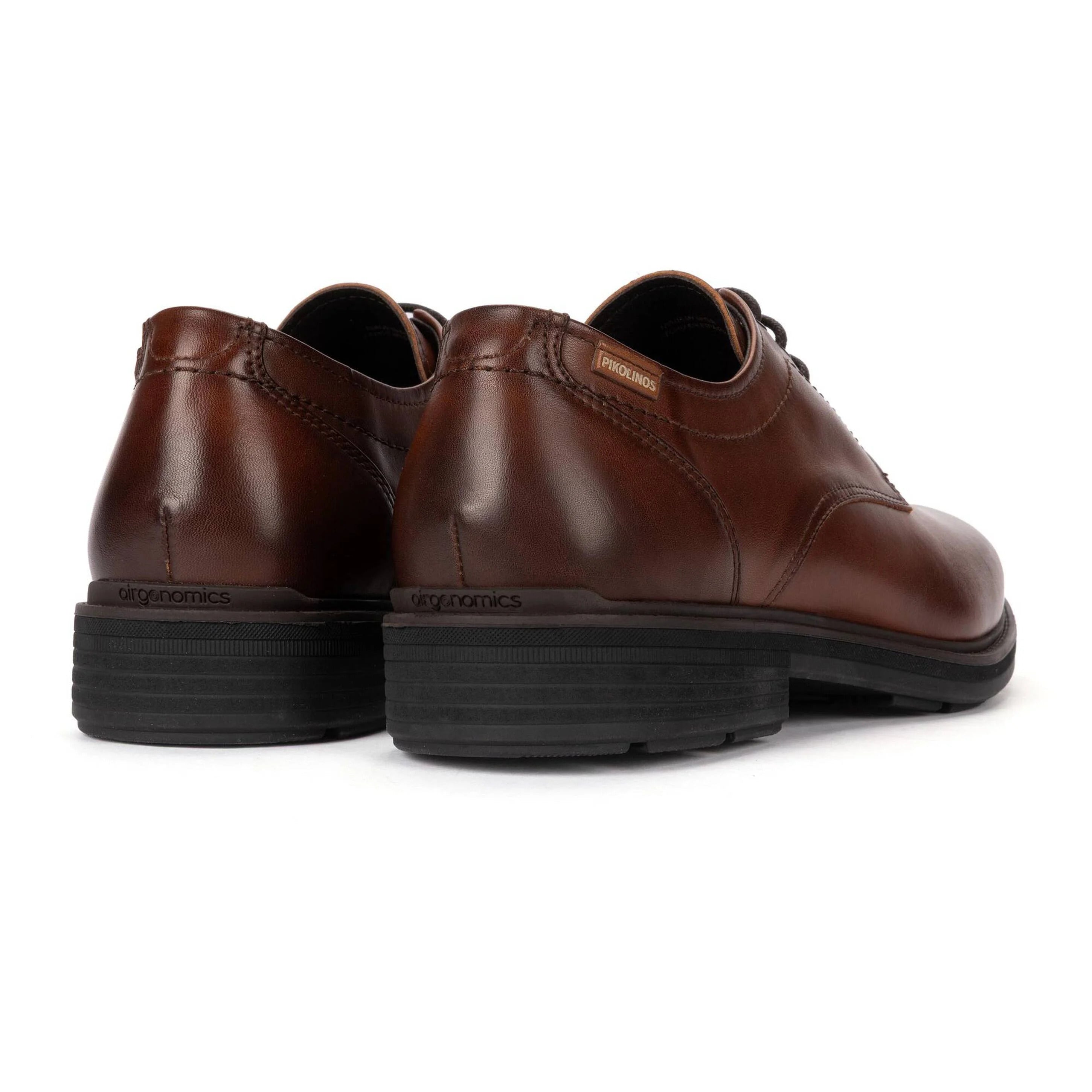 Chaussure à lacets en cuir pour homme 'Pamplona' - marron
