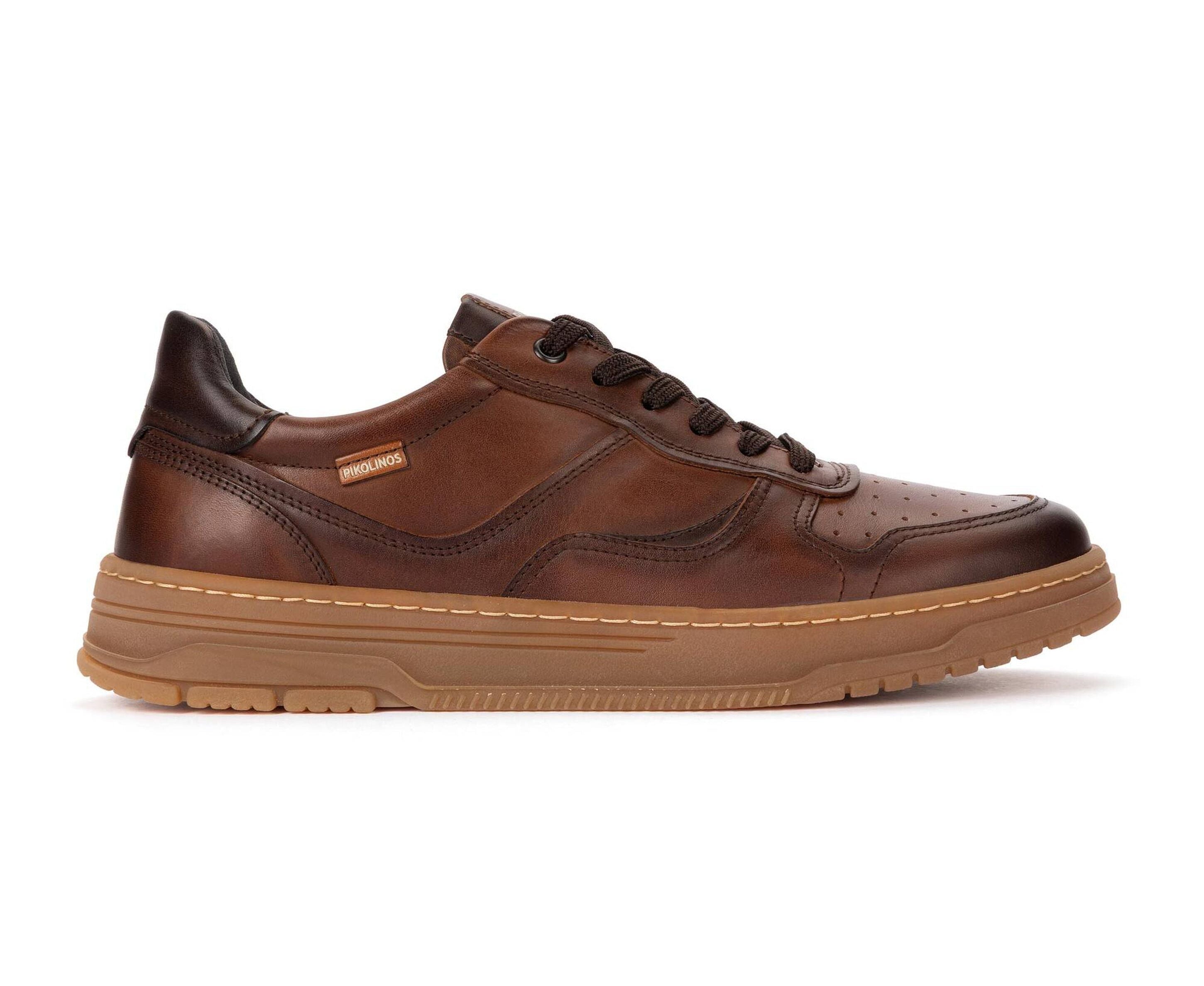 Sneaker en cuir pour homme 'Salinas' - marron