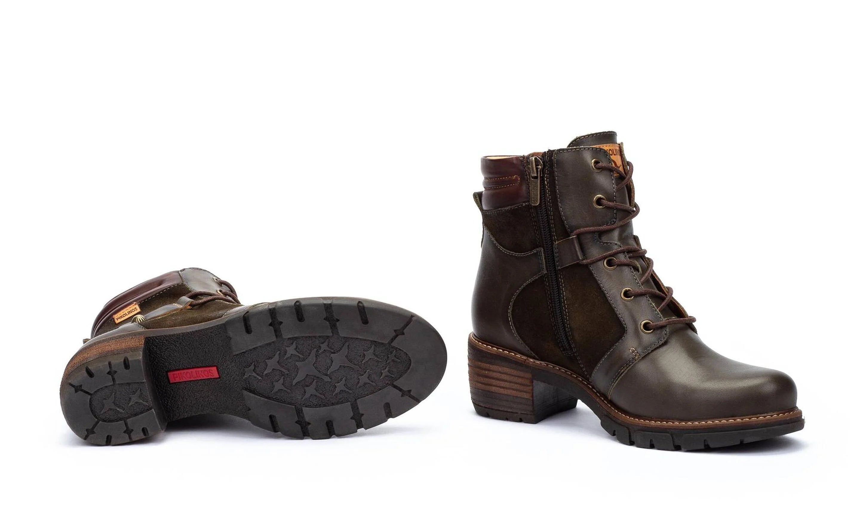 'San Sebastia' women's ankle boot - Green