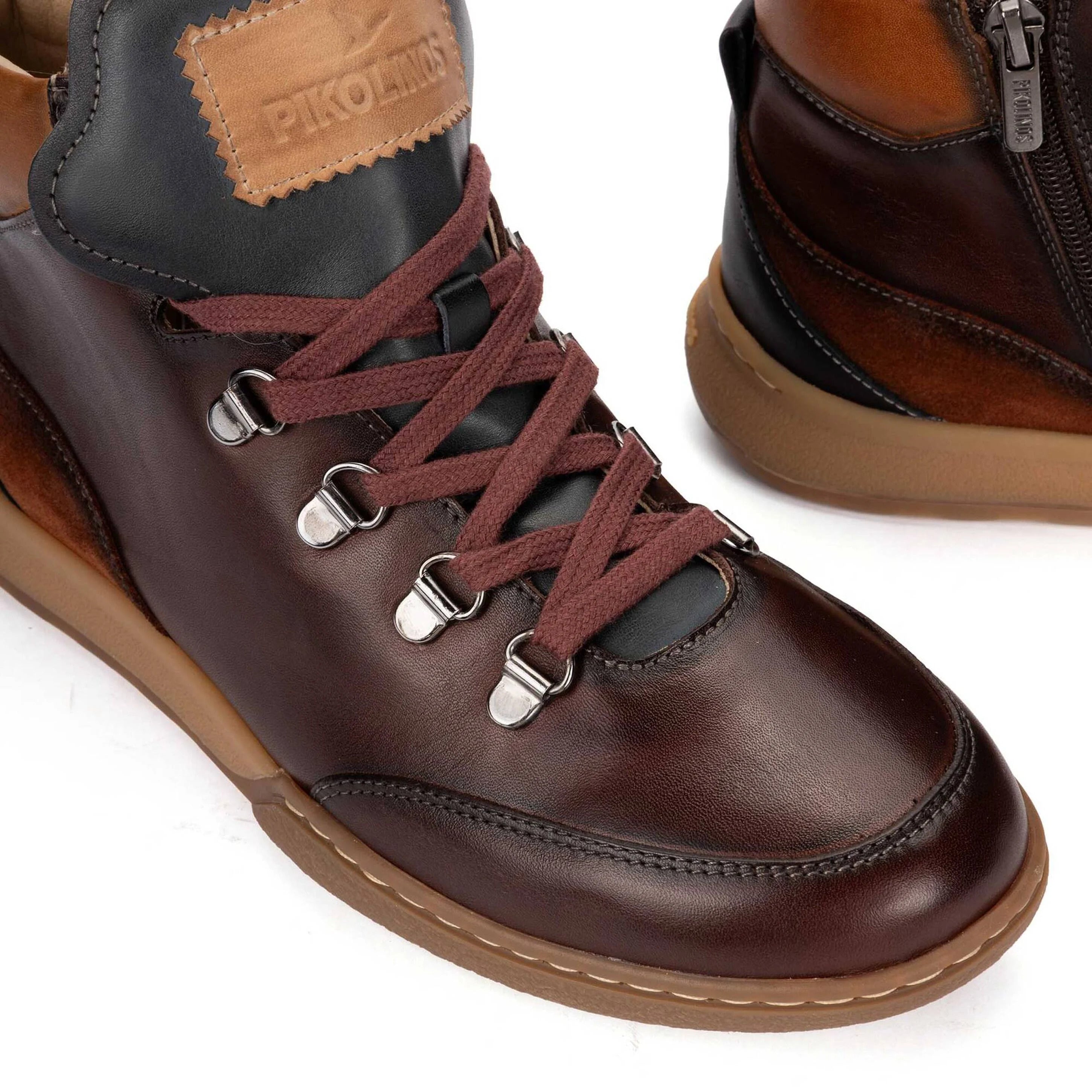 'Viana' women's lace-up sneaker - brown