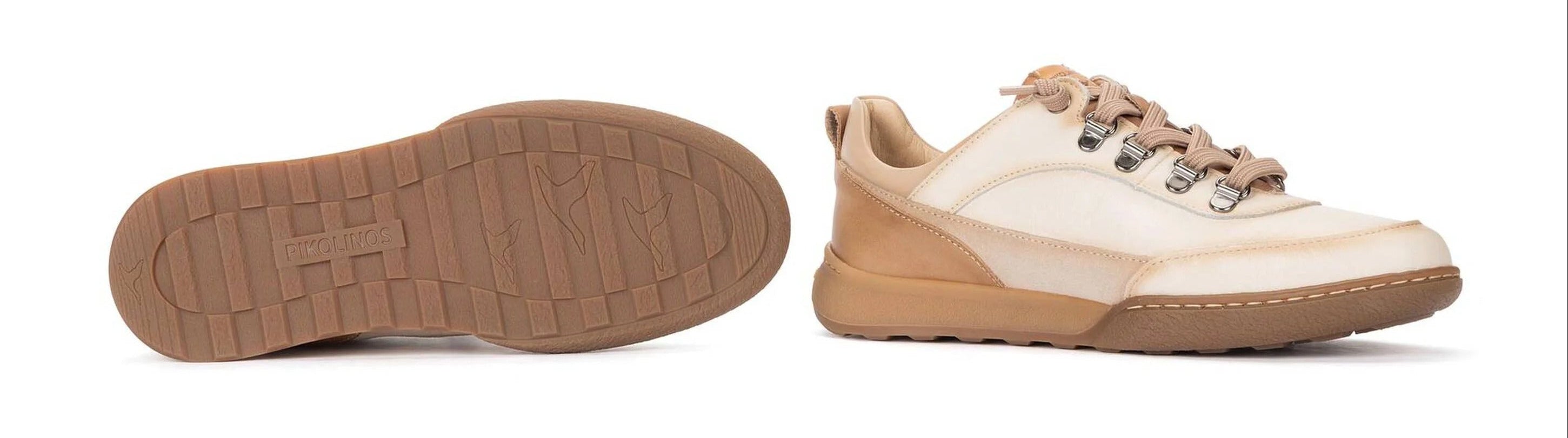 Sneaker basse à lacets femme 'Viana' - blanc cassé