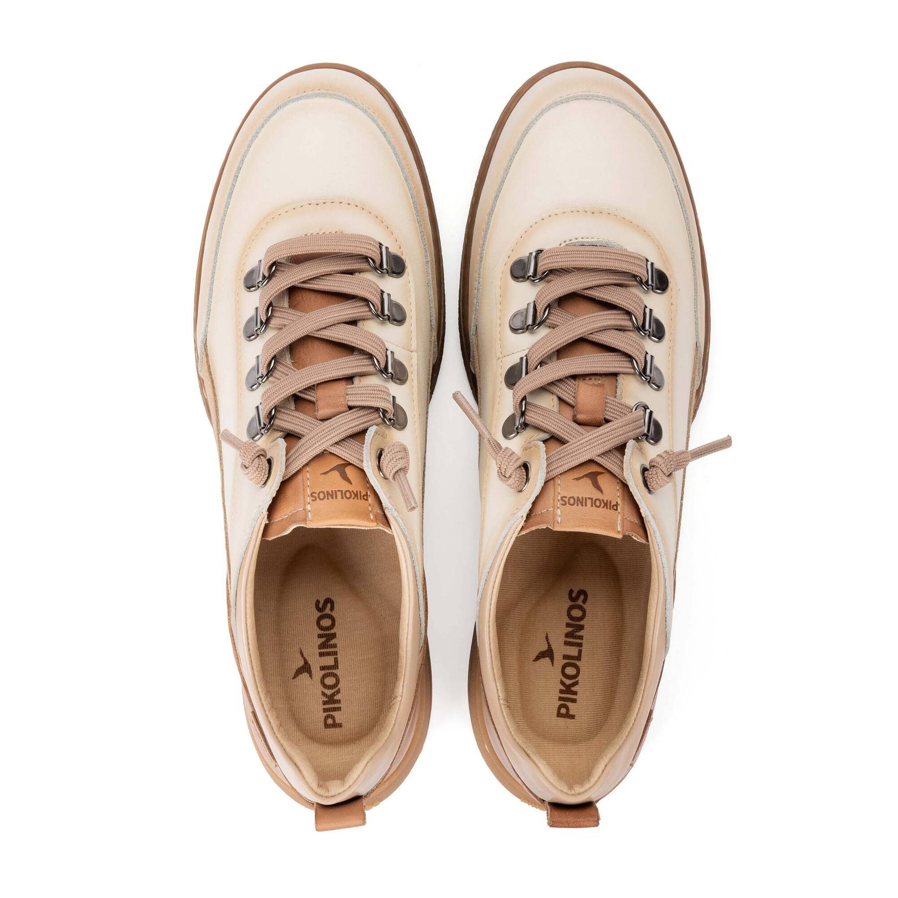 Sneaker basse à lacets femme 'Viana' - blanc cassé