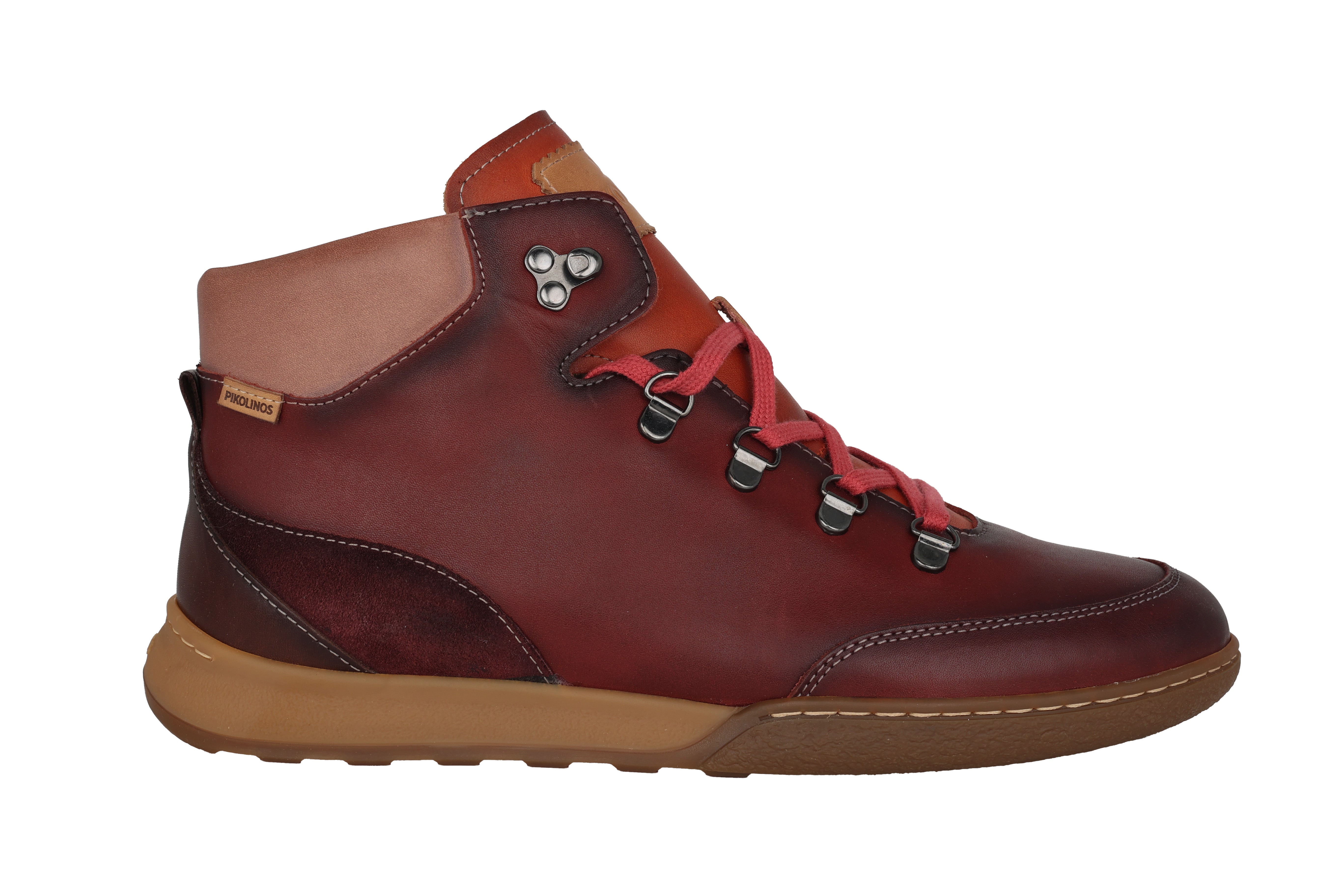 'Viana' women's lace-up sneaker - red