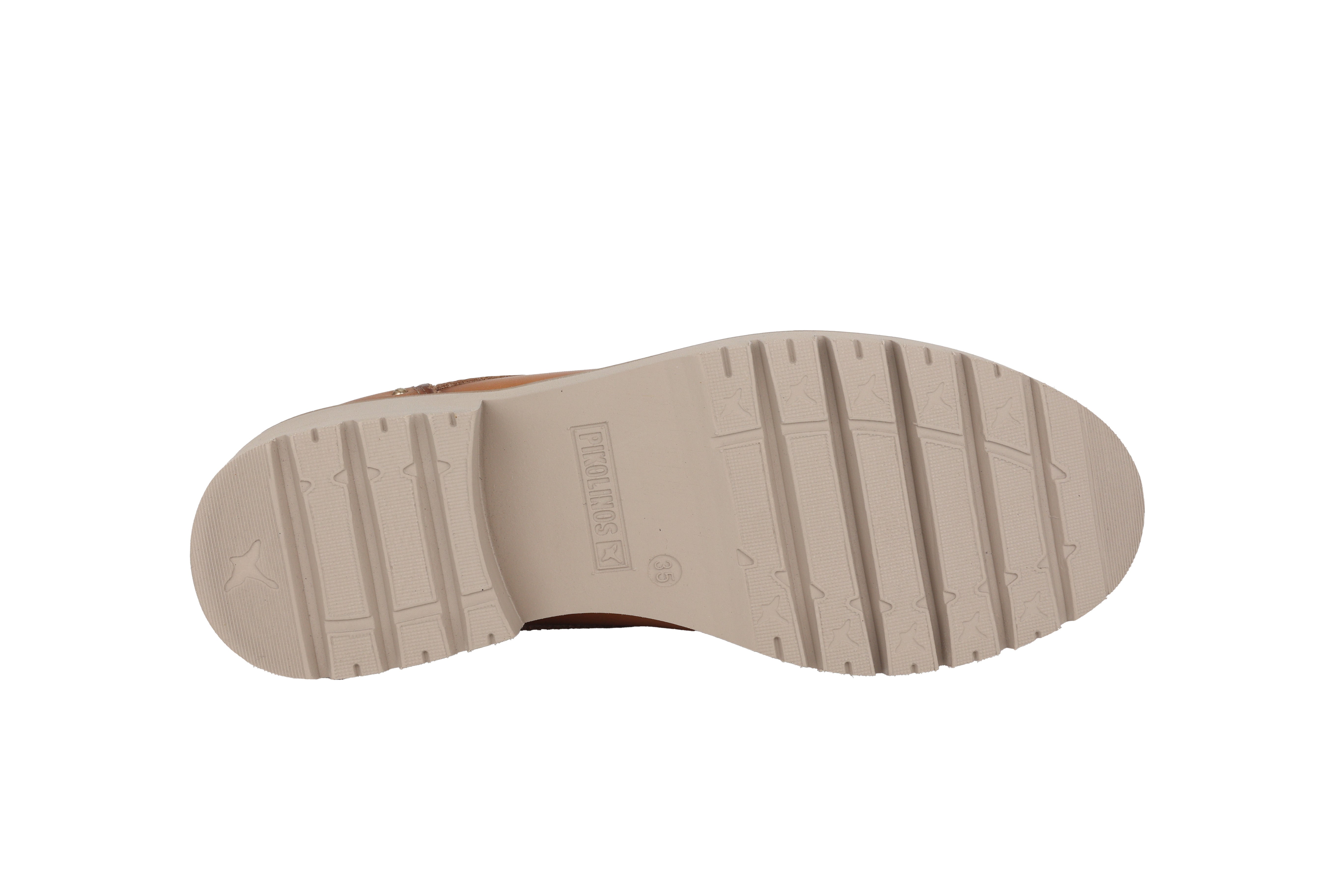 'Vicar' women's lace-zip boot - Brown almond