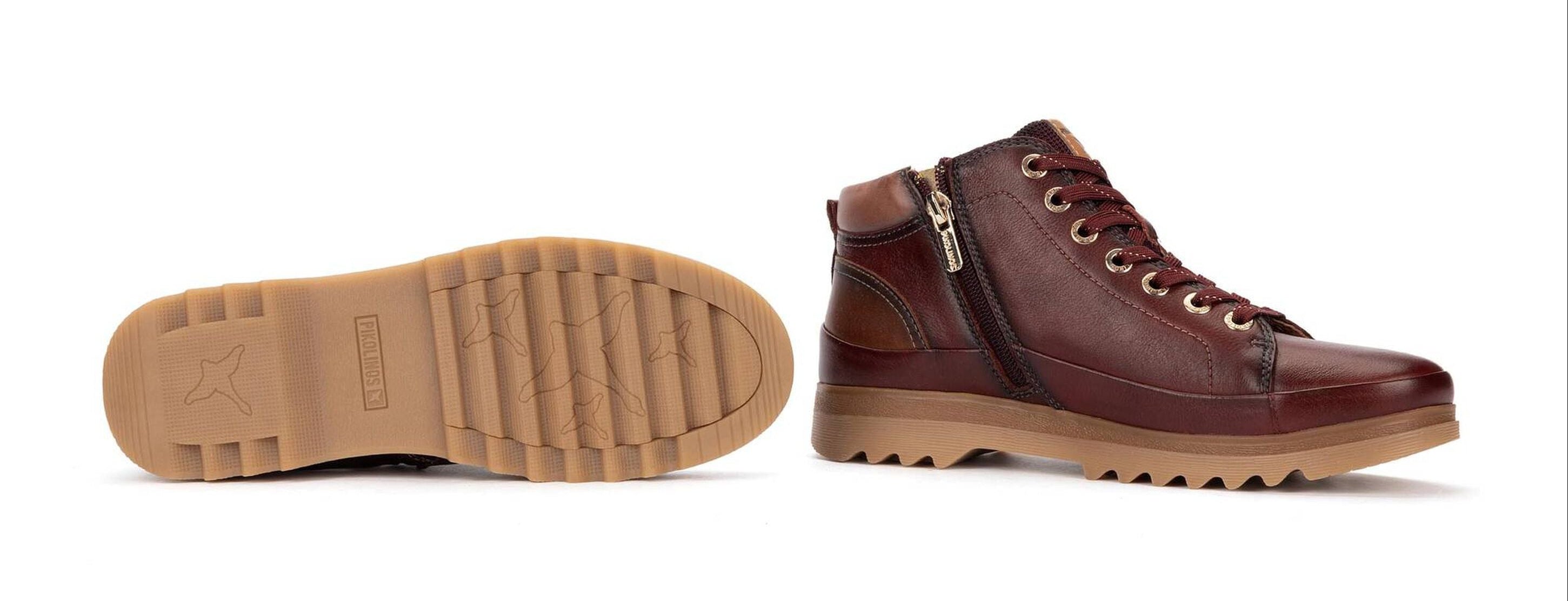 Sneaker style bottine pour femme 'Vigo' - rouge