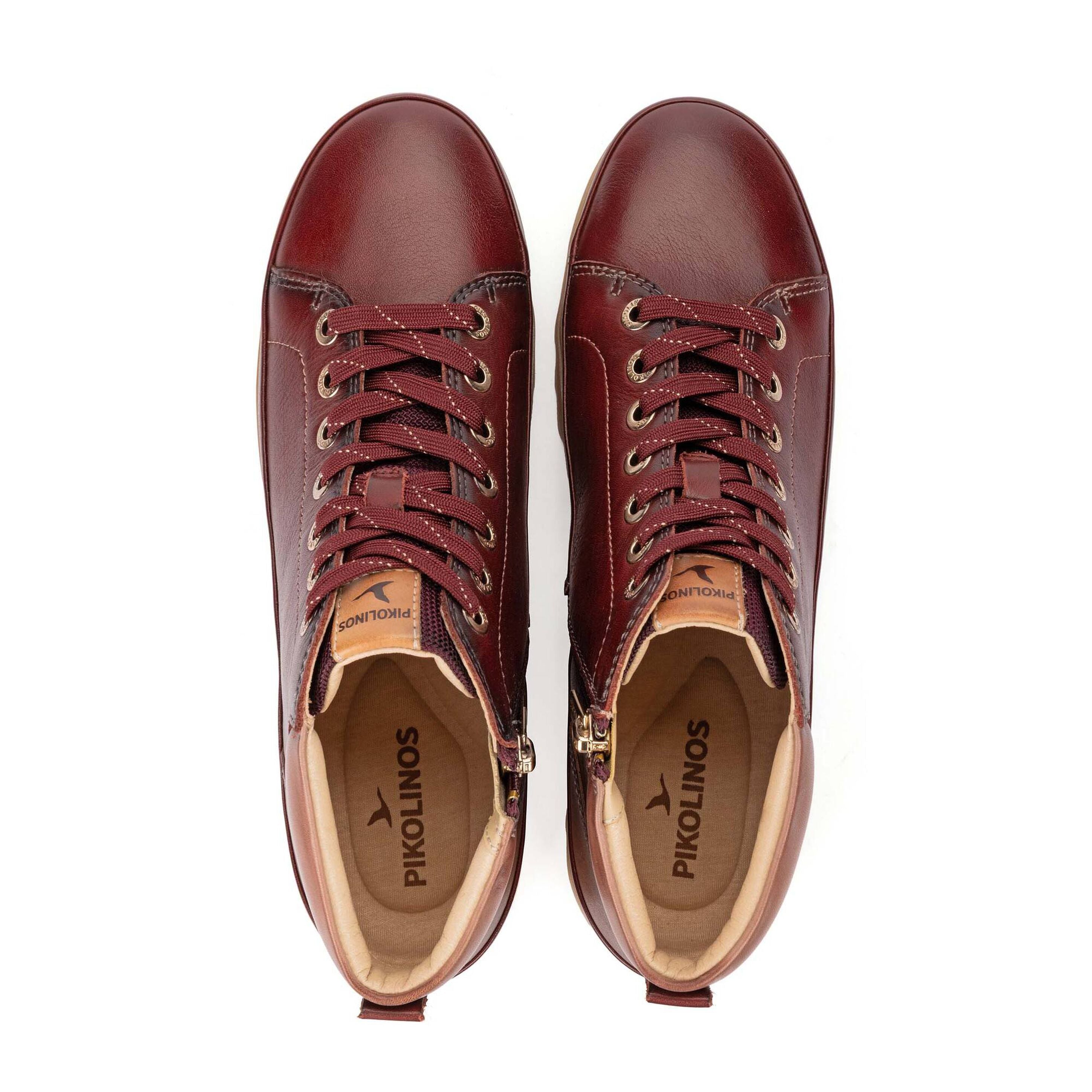 Sneaker style bottine pour femme 'Vigo' - rouge
