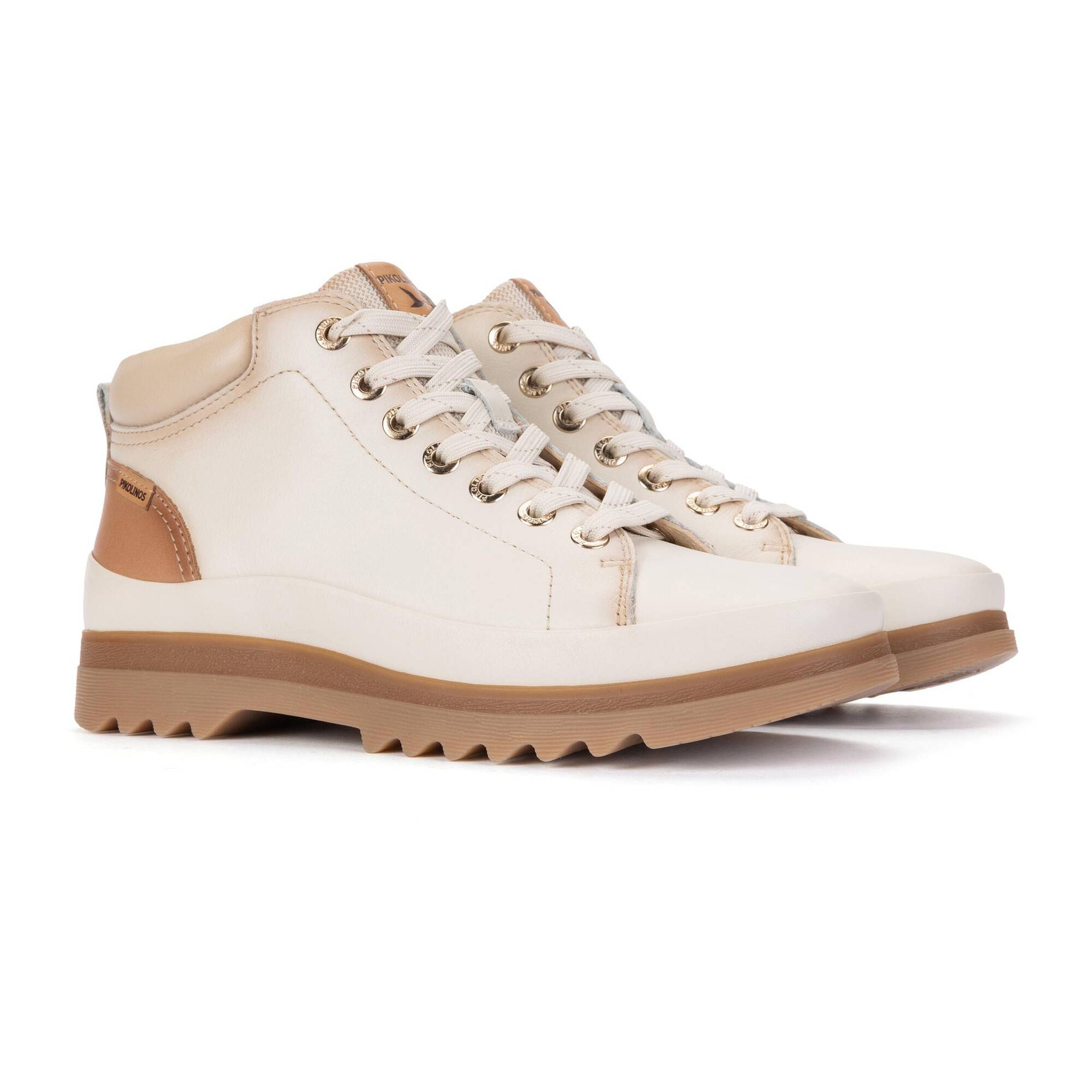 Sneaker style bottine pour femme 'Vigo' - blanc cassé