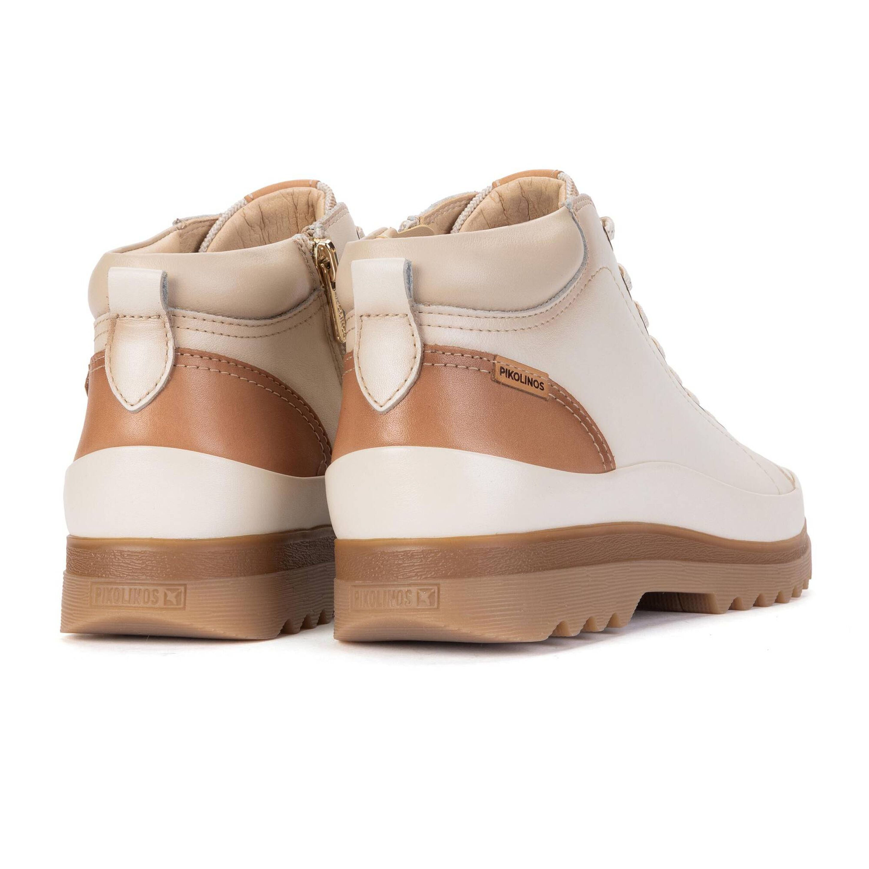 Sneaker style bottine pour femme 'Vigo' - blanc cassé