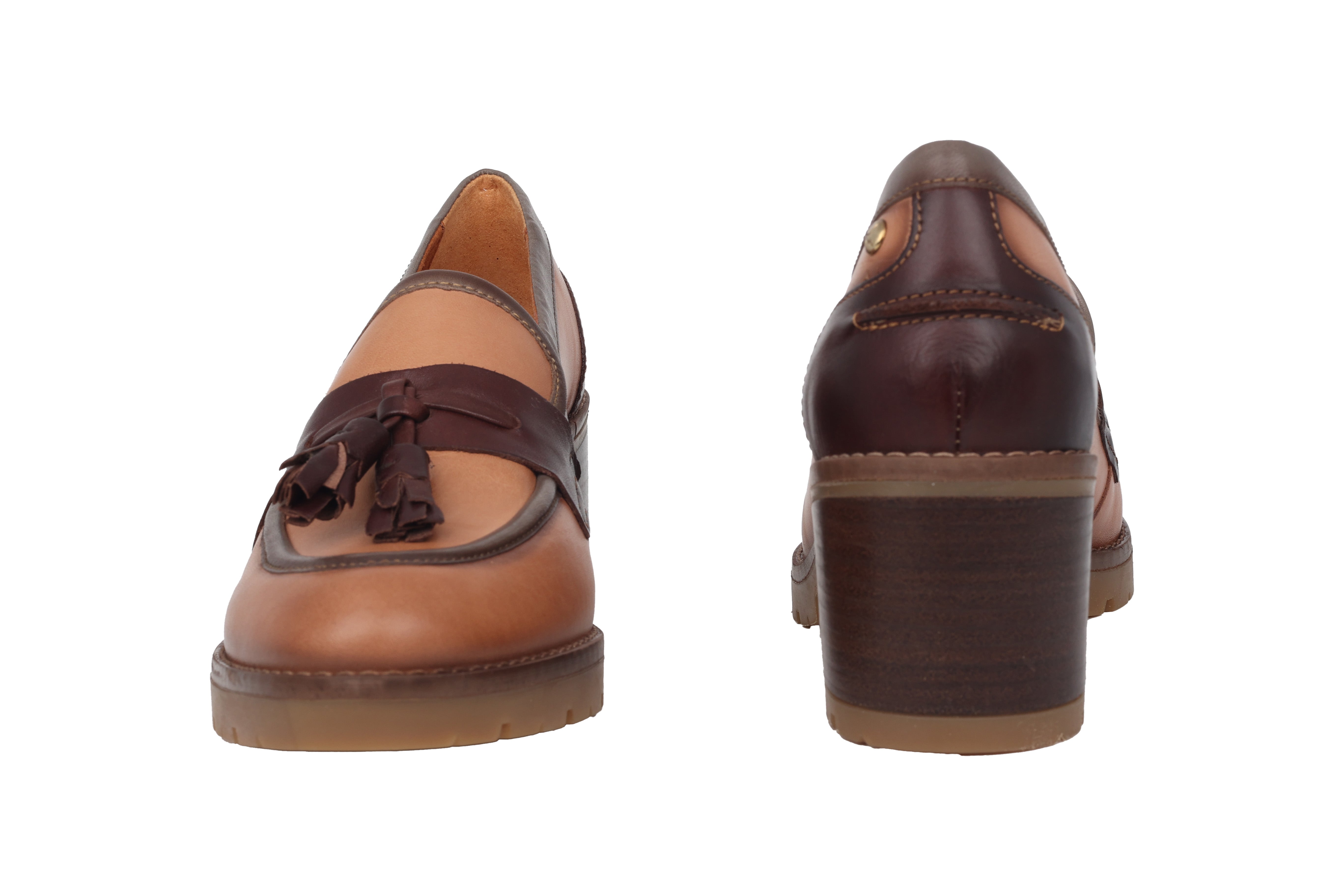 'Llanes' women's pump - Brown