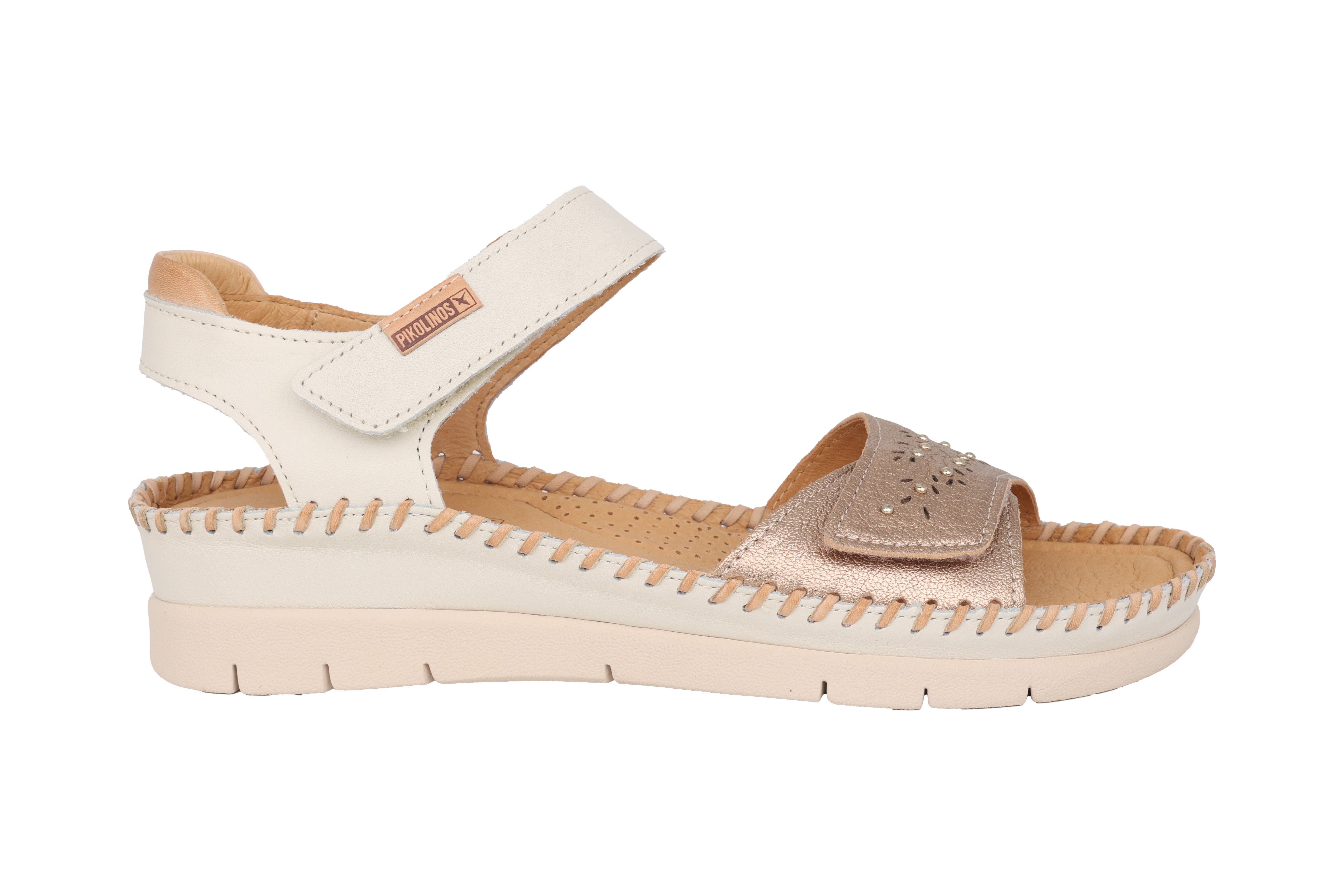 Damessandaal 'Altea' - goud wit