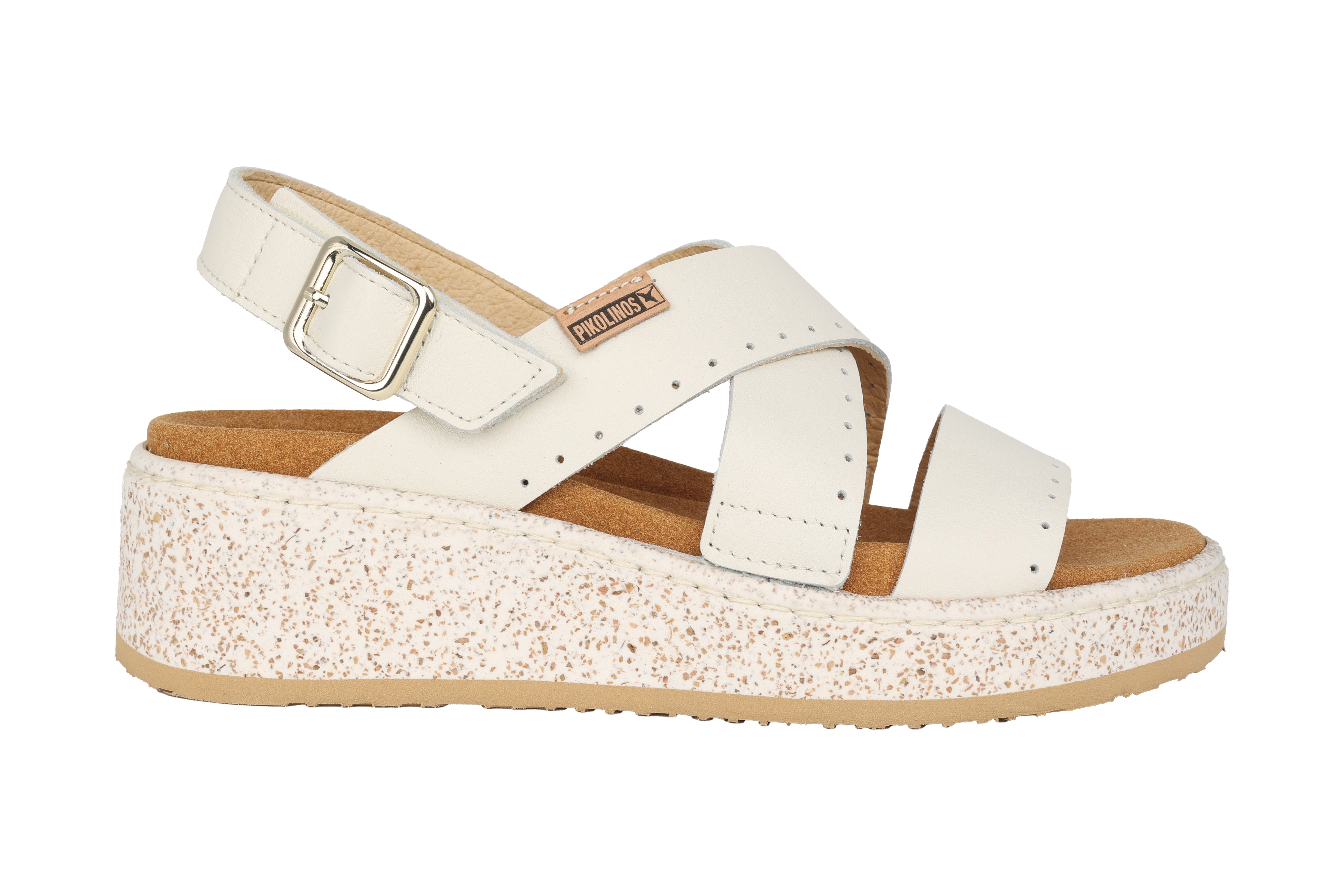 Damessandaal 'Alzira' - gebroken wit