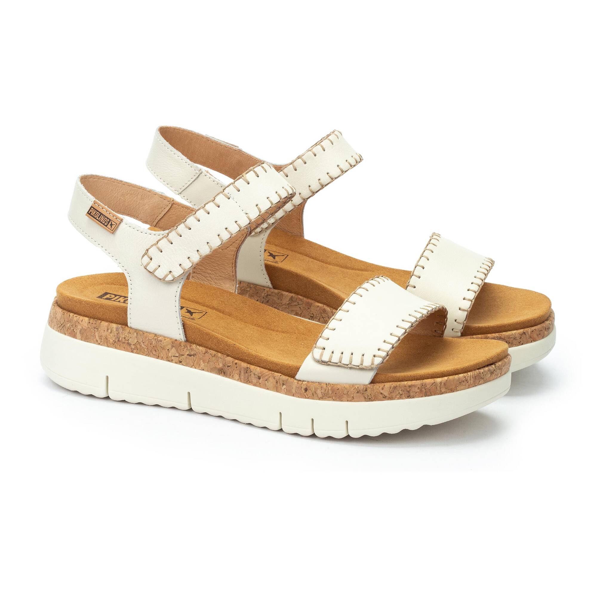 Damessandaal 'Palma' - gebroken wit