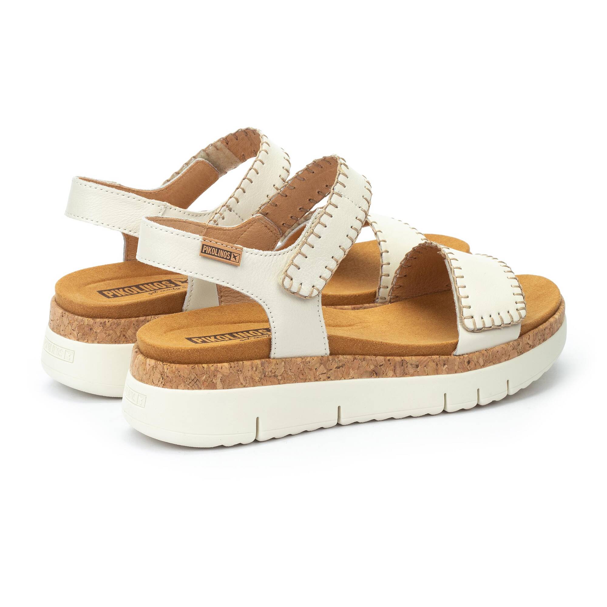 Damessandaal 'Palma' - gebroken wit