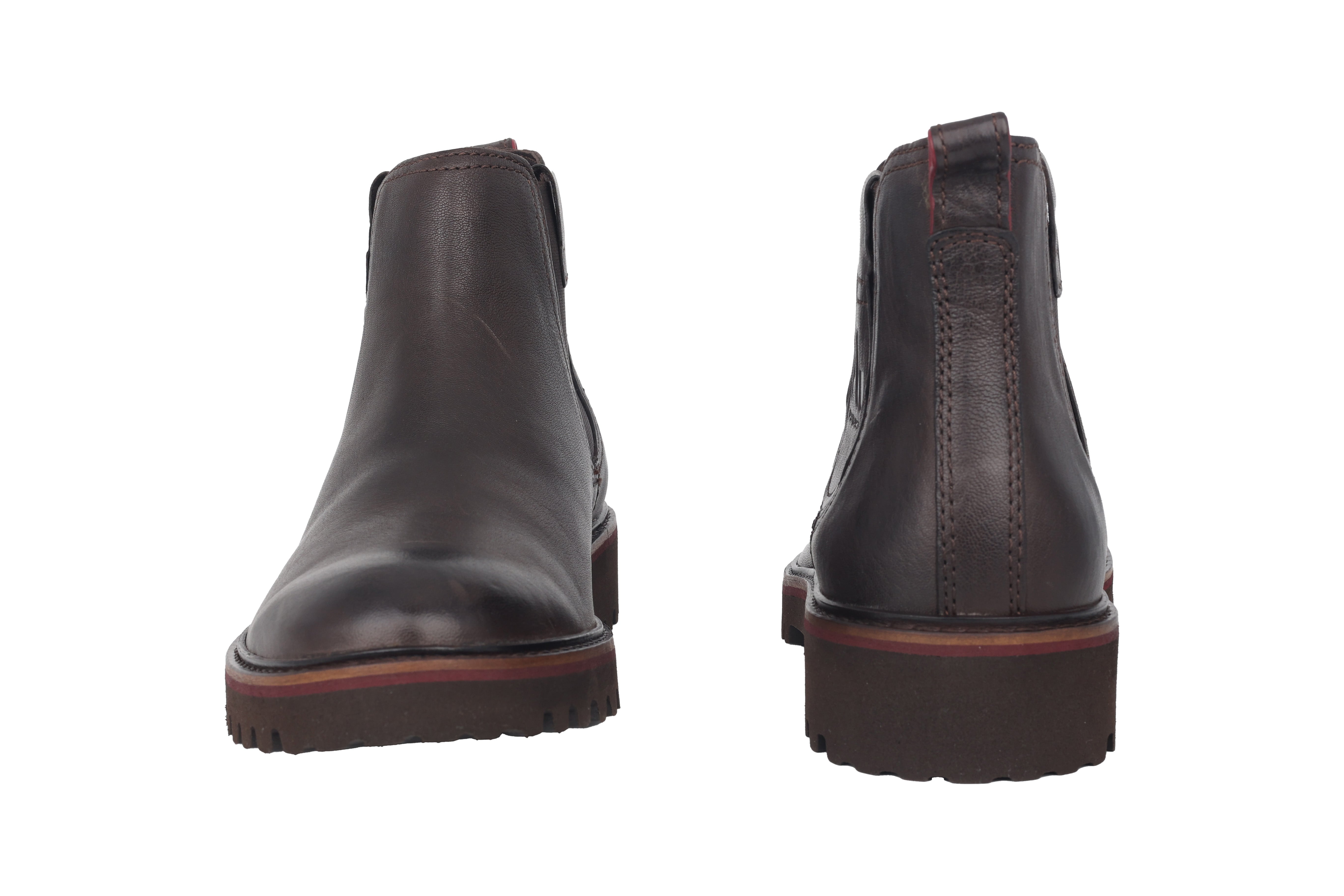 '0506.14.02' Bottine chelsea pour hommes - marron foncé