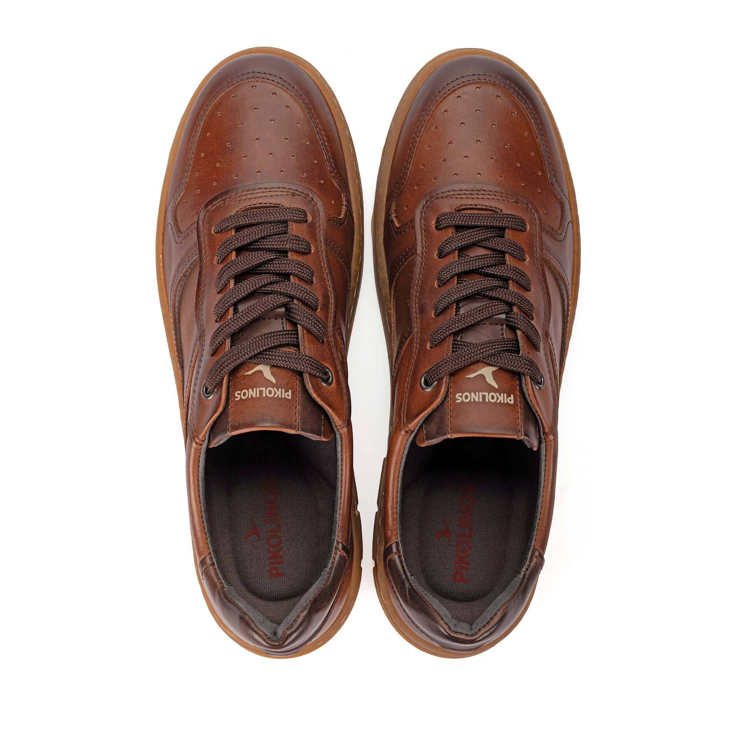Sneaker en cuir pour homme 'Salinas' - marron