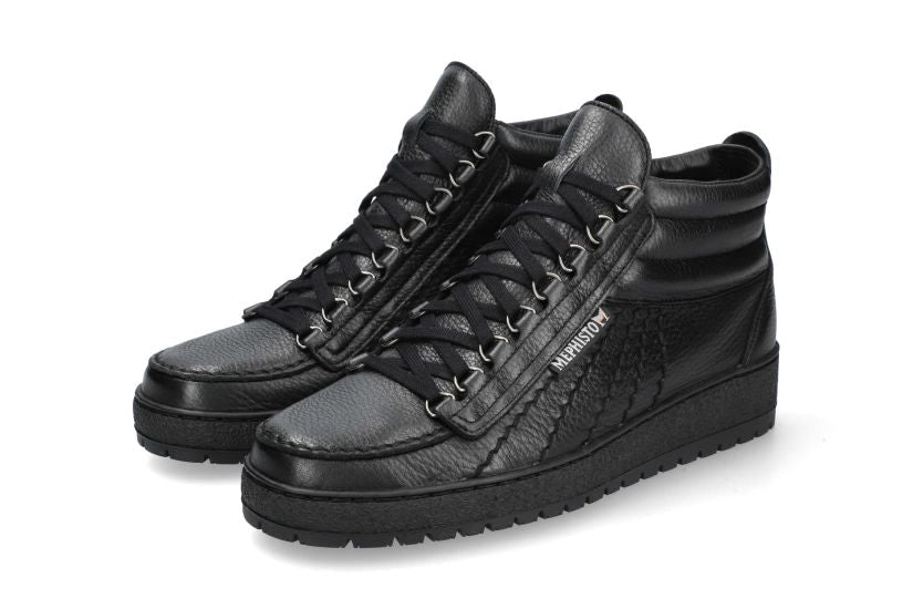 'Rainbow Mid' men's mephisto originals boot - black - Chaplinshoes'Rainbow Mid' men's mephisto originals boot - blackMephisto