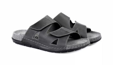 'Rodigo - H' men's wide fit (H) sandal - Grey - Chaplinshoes'Rodigo - H' men's wide fit (H) sandal - GreyRohde