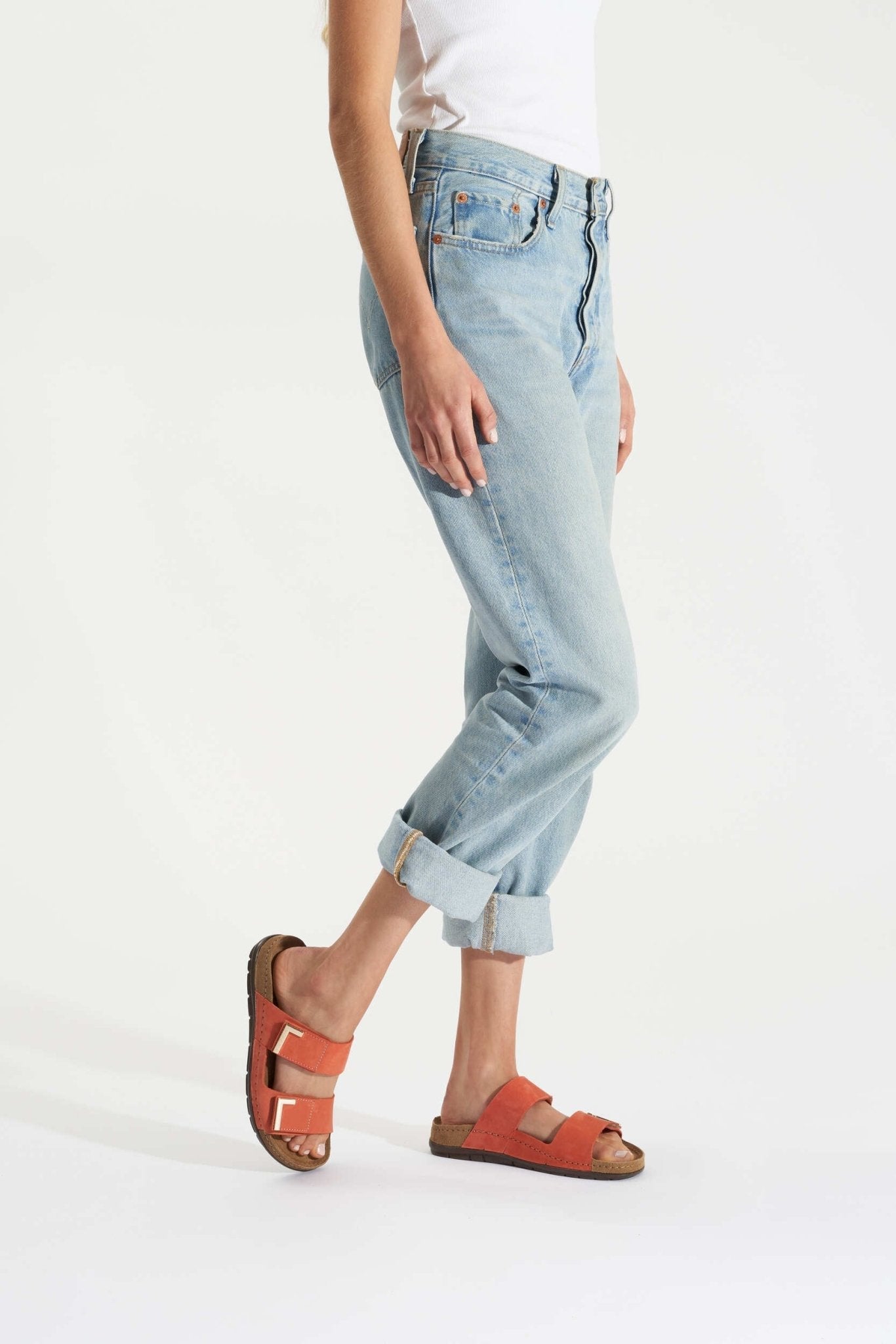 Dámské skluzavky 'Rodigo' - oranžové - ChaplinshoesDámské skluzavky 'Rodigo' - oranžovéRohde