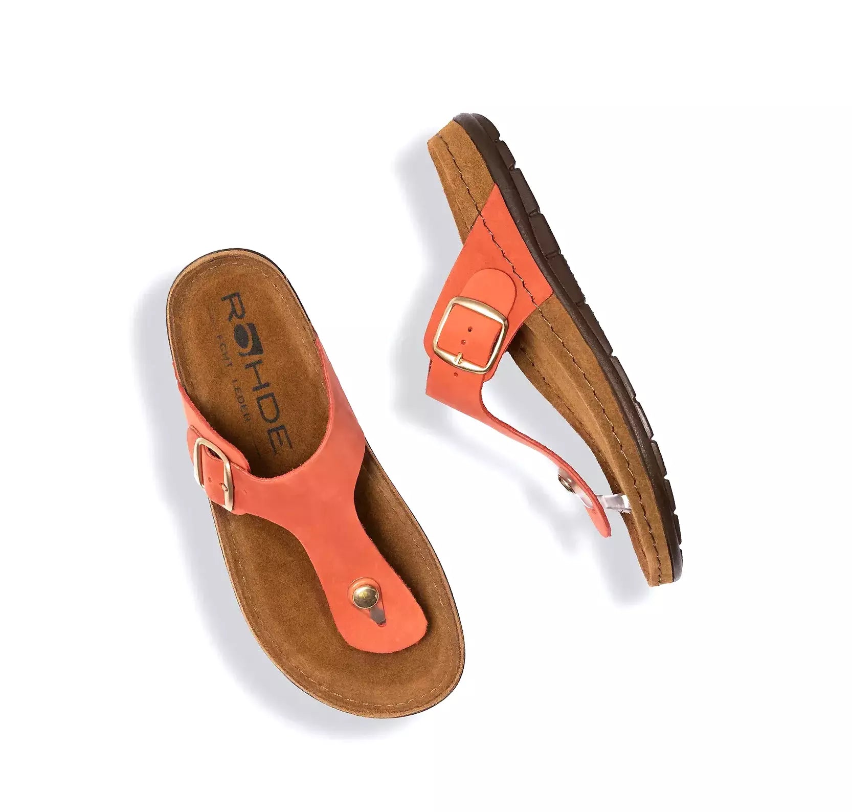 'Rodigo' women's slide toe sandal - orange - Chaplinshoes'Rodigo' women's slide toe sandal - orangeRohde