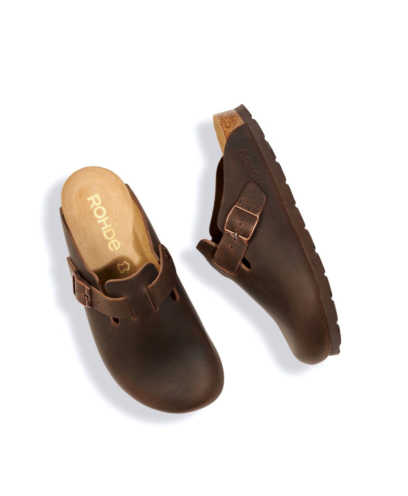 Tamanco feminino 'Alba' para exterior - marrom