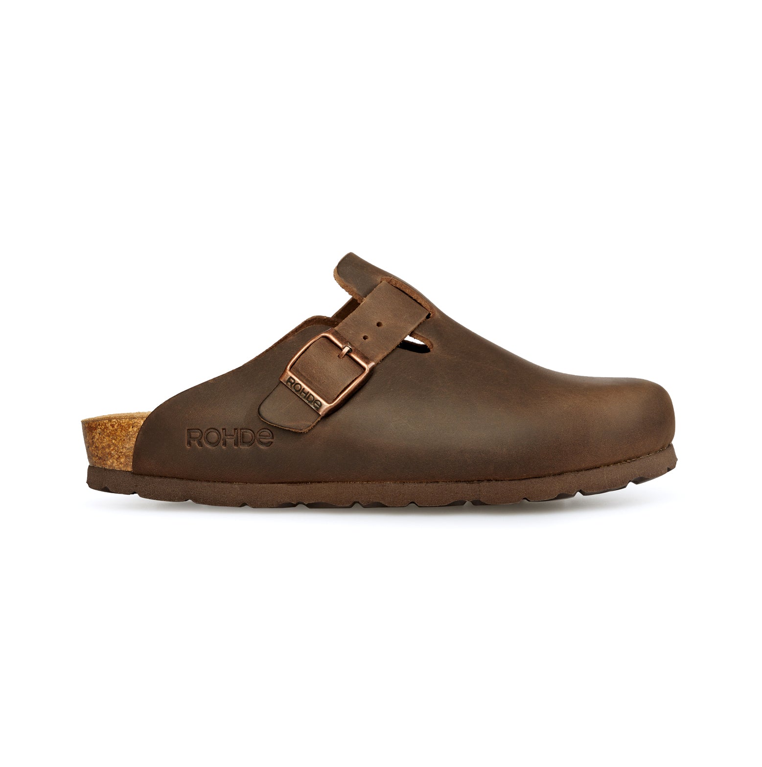 Tamanco feminino 'Alba' para exterior - marrom