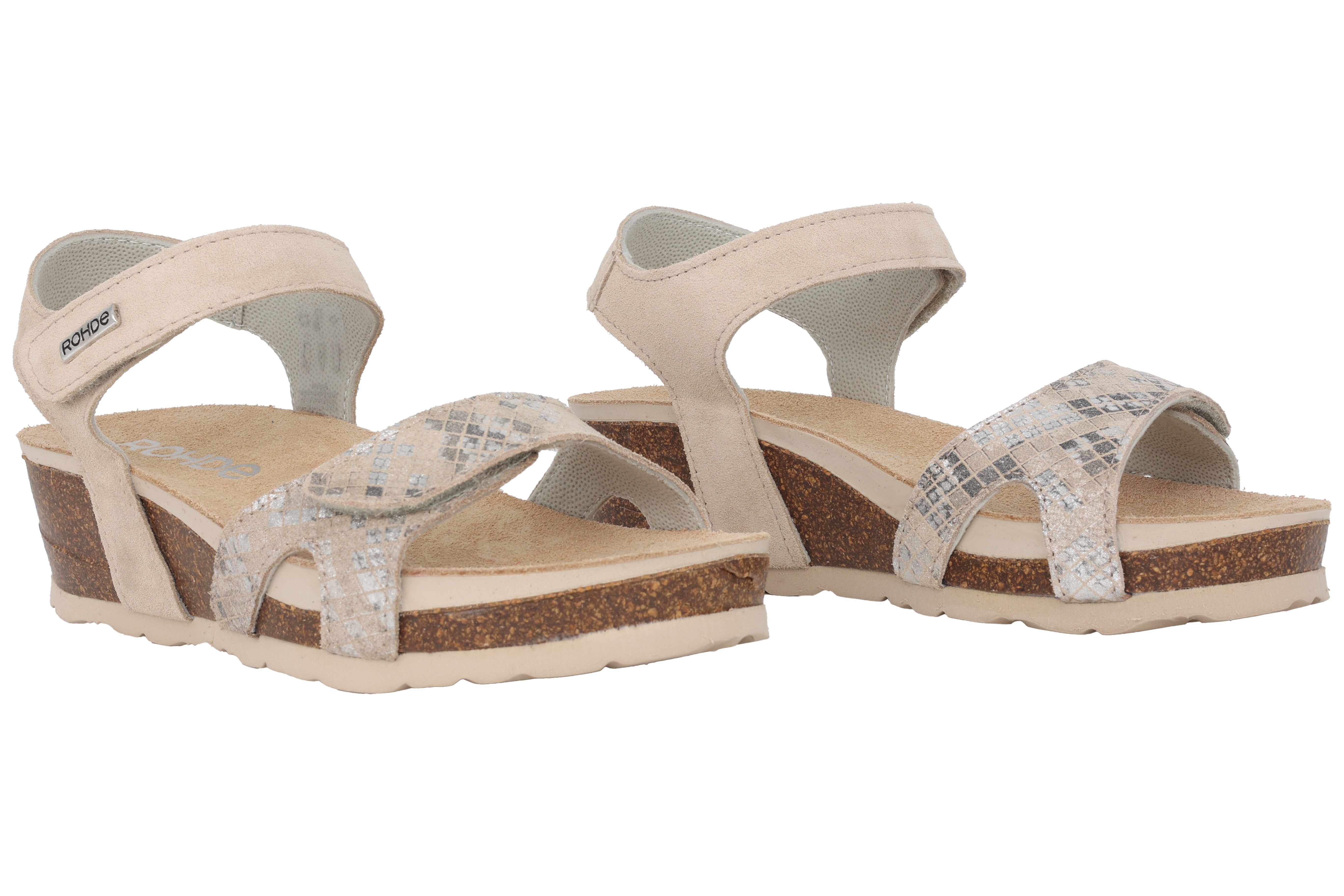 Damensandale 'Elba' - Beige