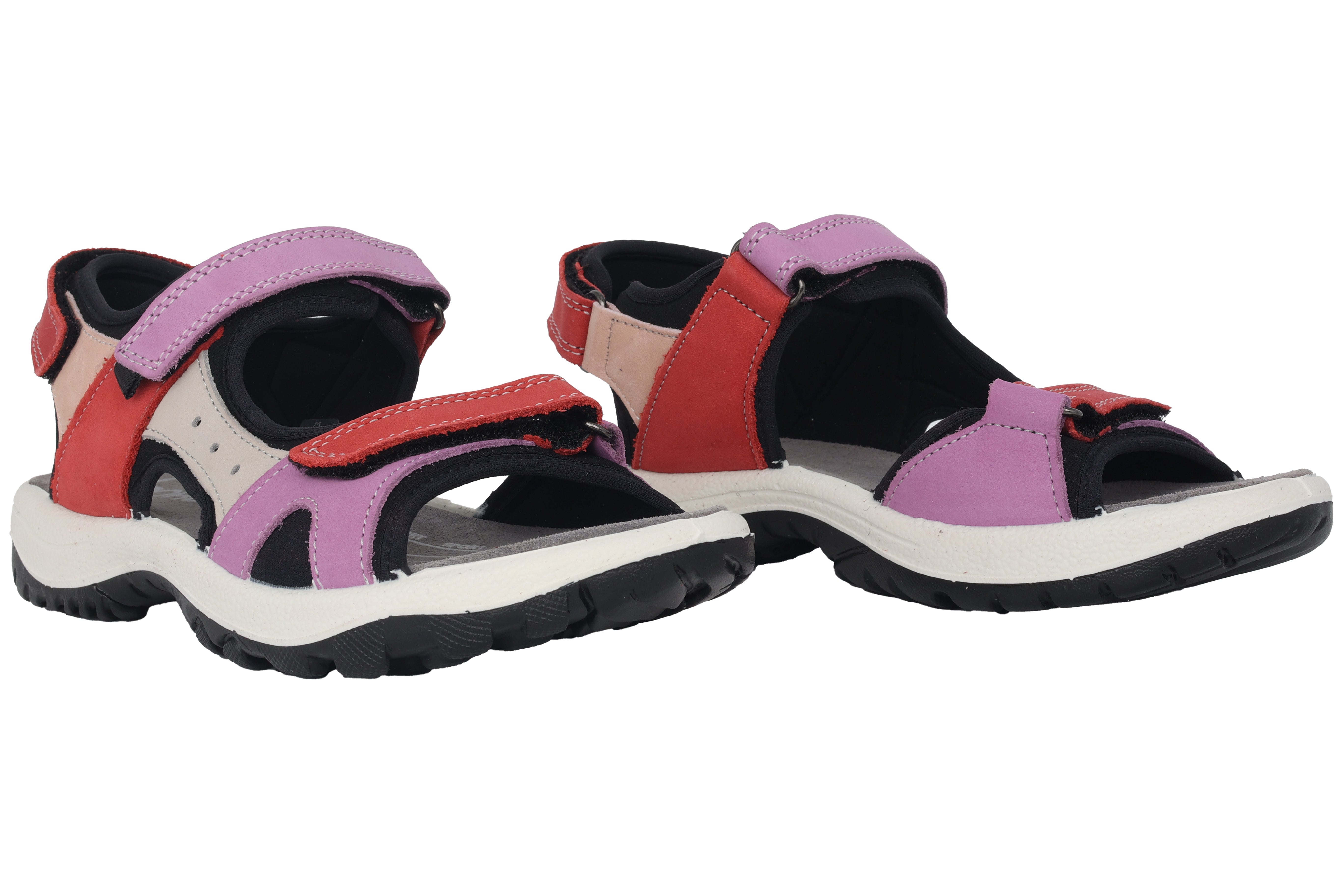 'Biella' women's sandal - Red purple mix