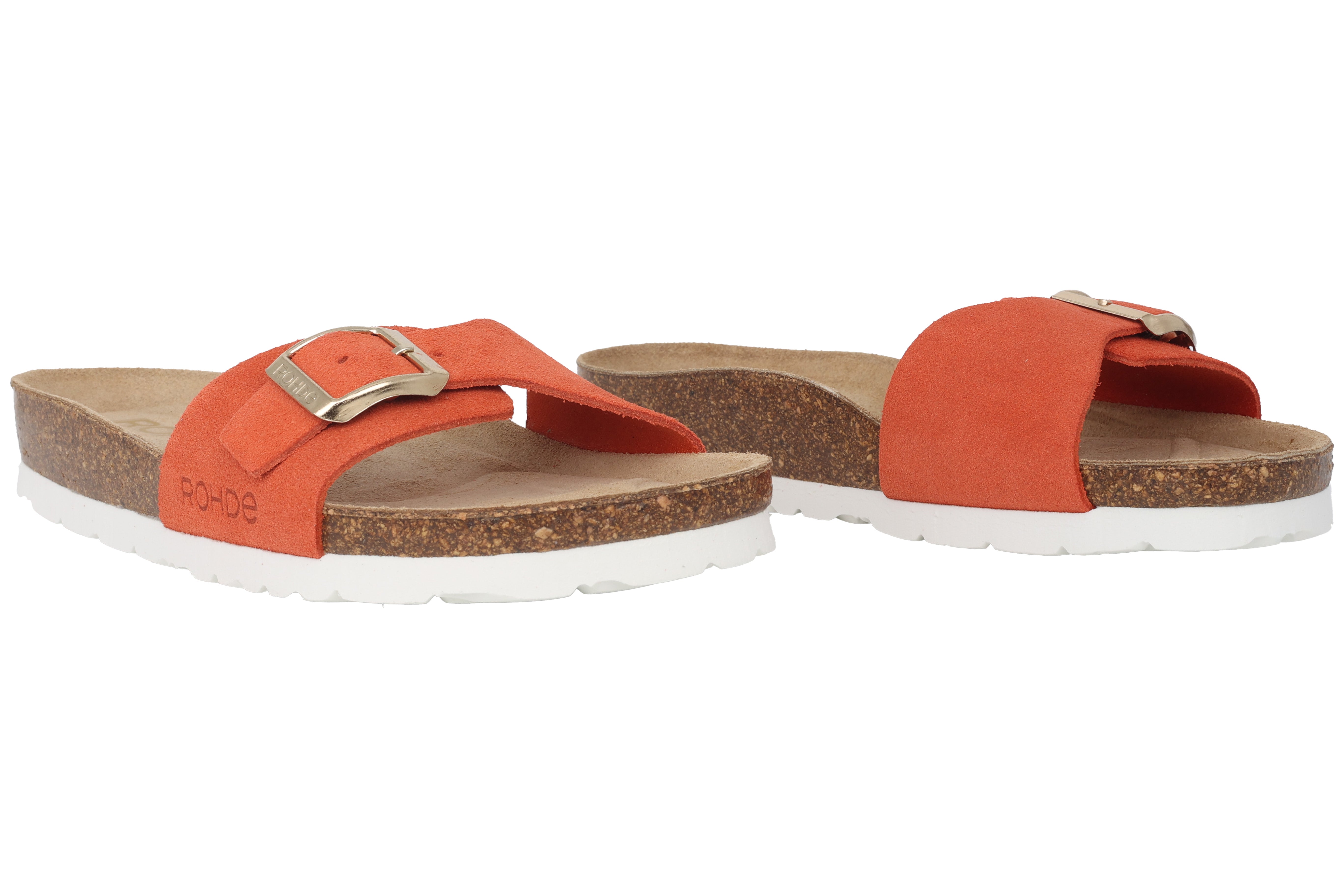 'Alba' women's outdoor mule slide sandal  - red
