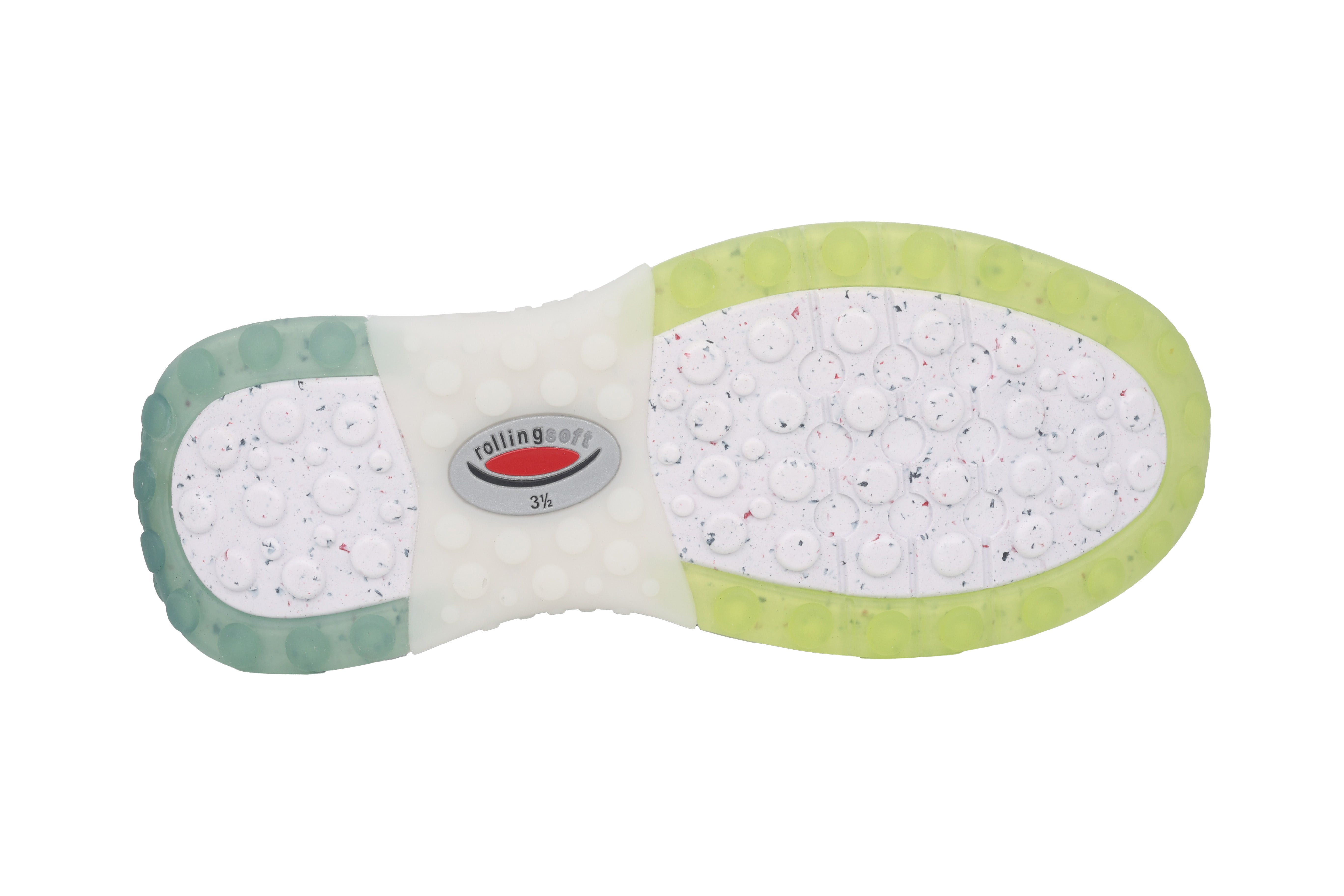 '26.996.51' oprolbare damessneaker met veters - wit