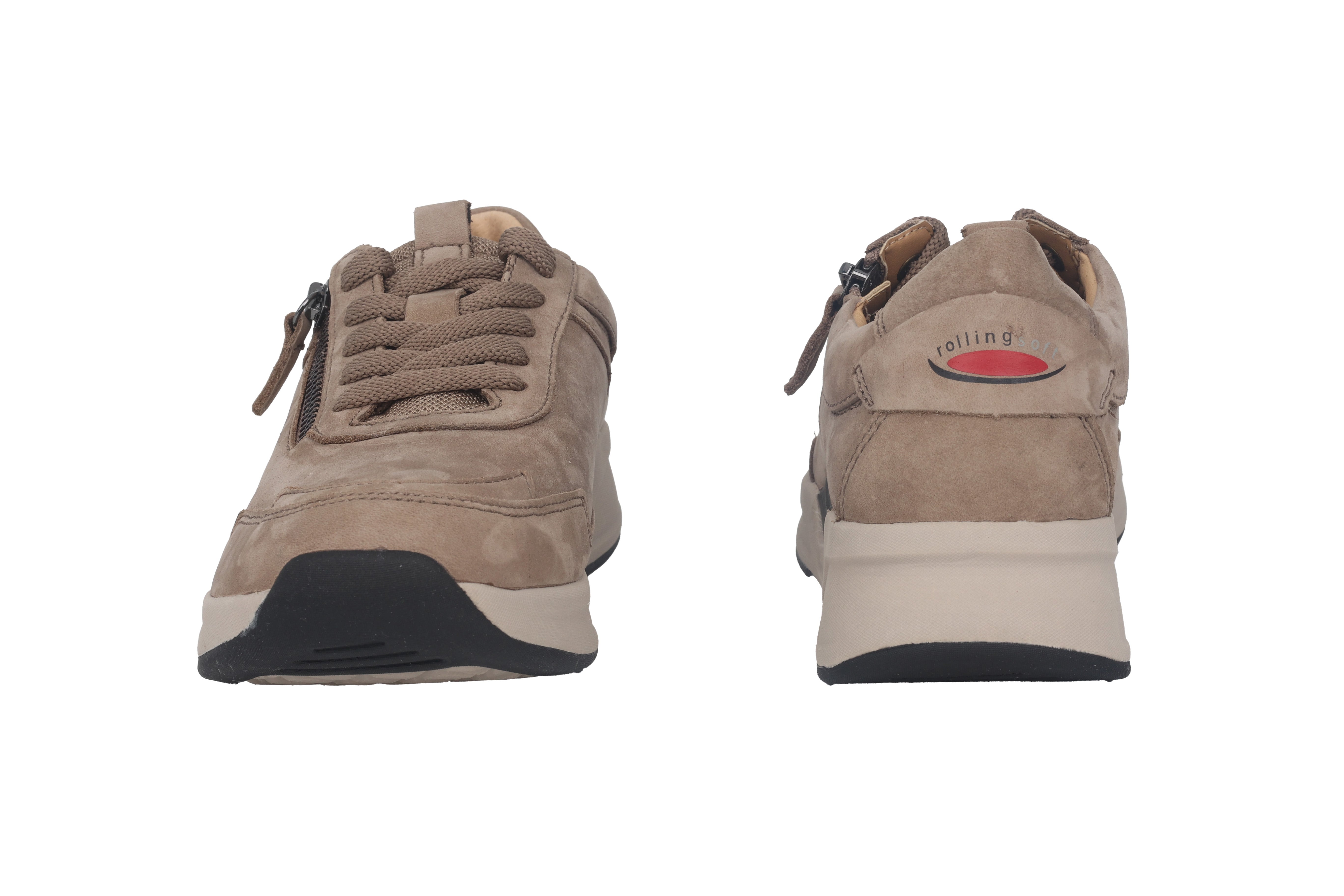 '76.958.40' sneaker de marche à lacets roulants pour femme - Beige