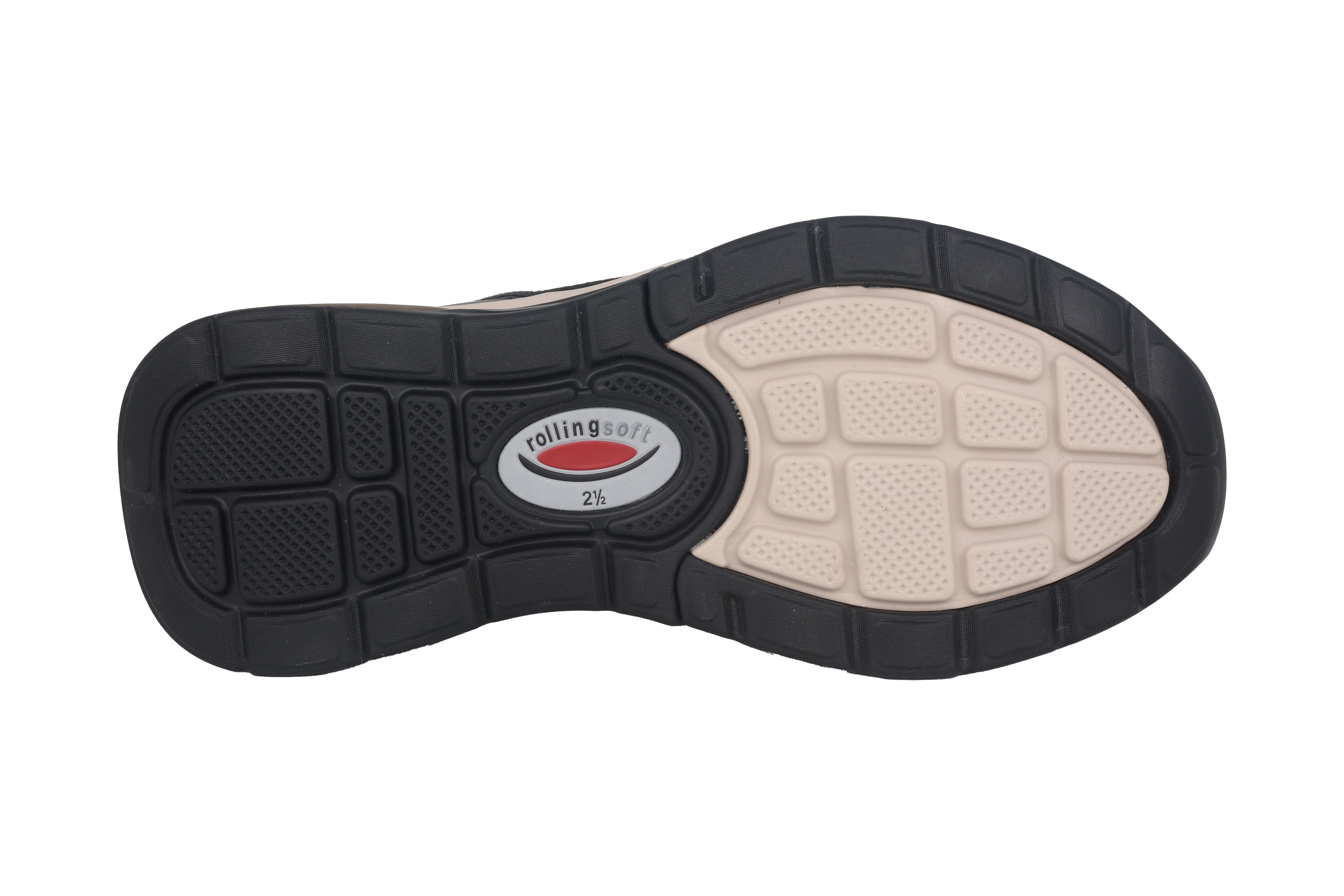 Rollschuh-Schnürsneaker '56.847.65' für Damen – Schwarz-Mix