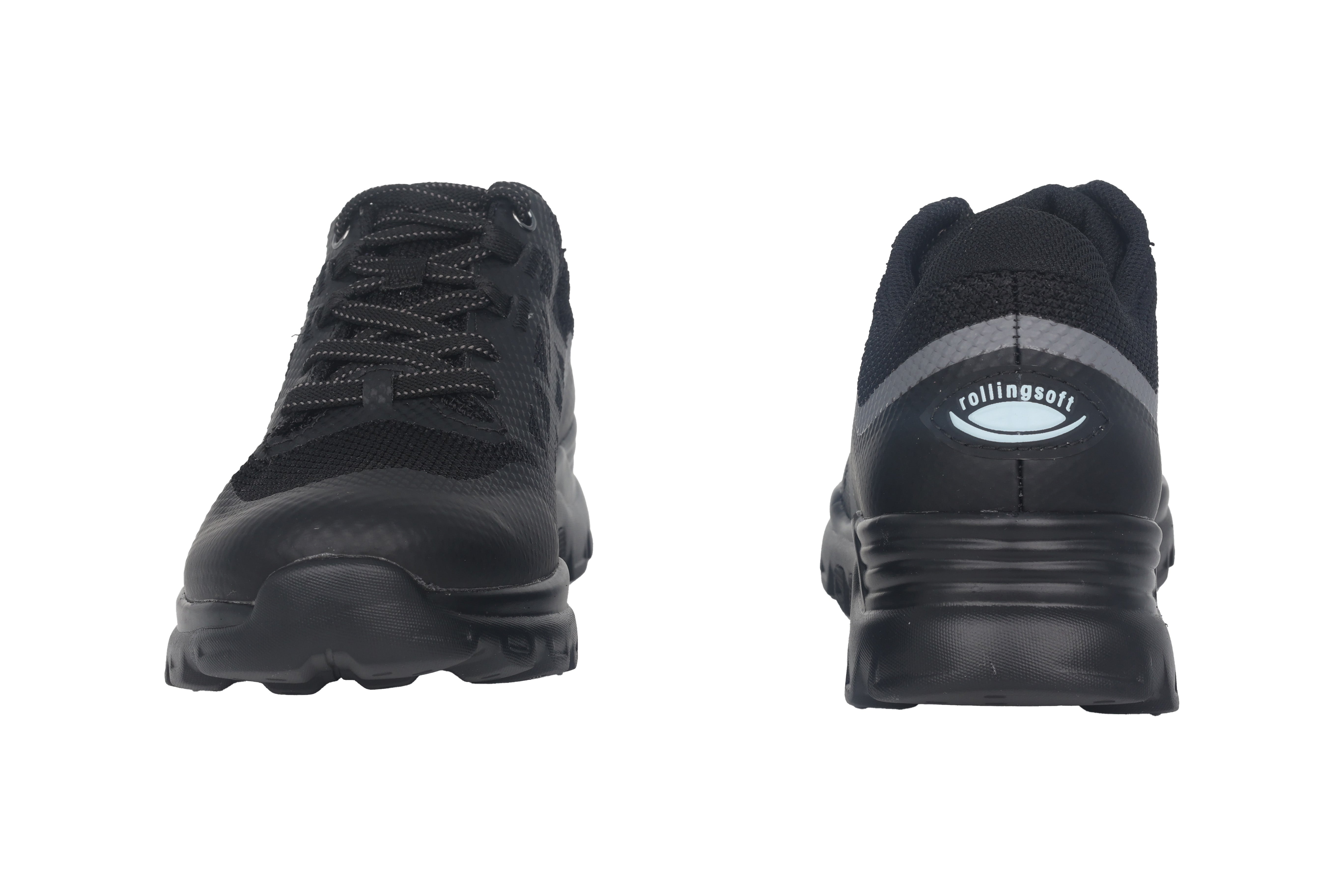 '96.989.57' women's waterproof walking rolling sneaker - Black