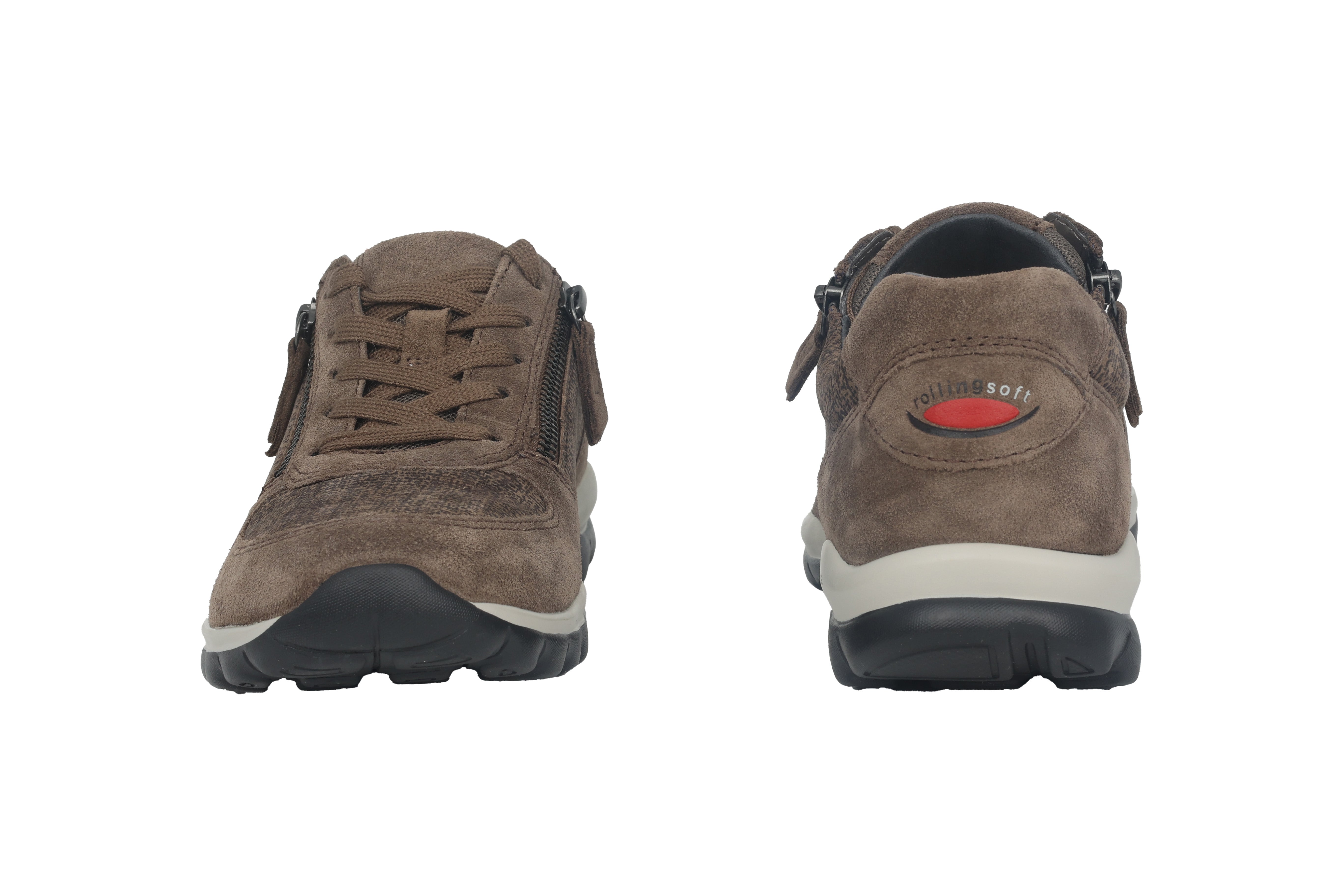 '76.968.61' women's walking rolling sneaker - brown