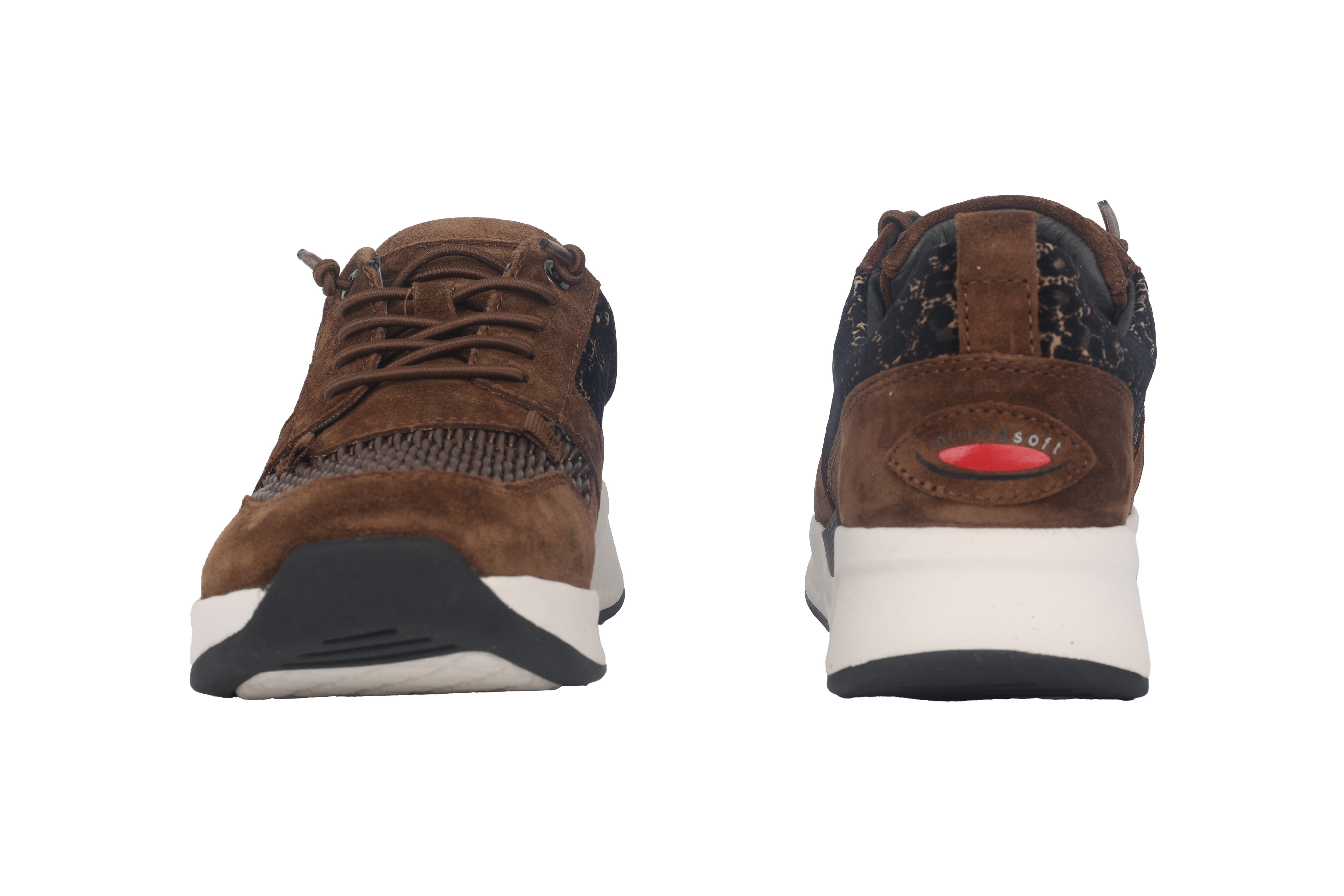 Baskets de marche à roulettes pour femmes '96.955.81' - Marron