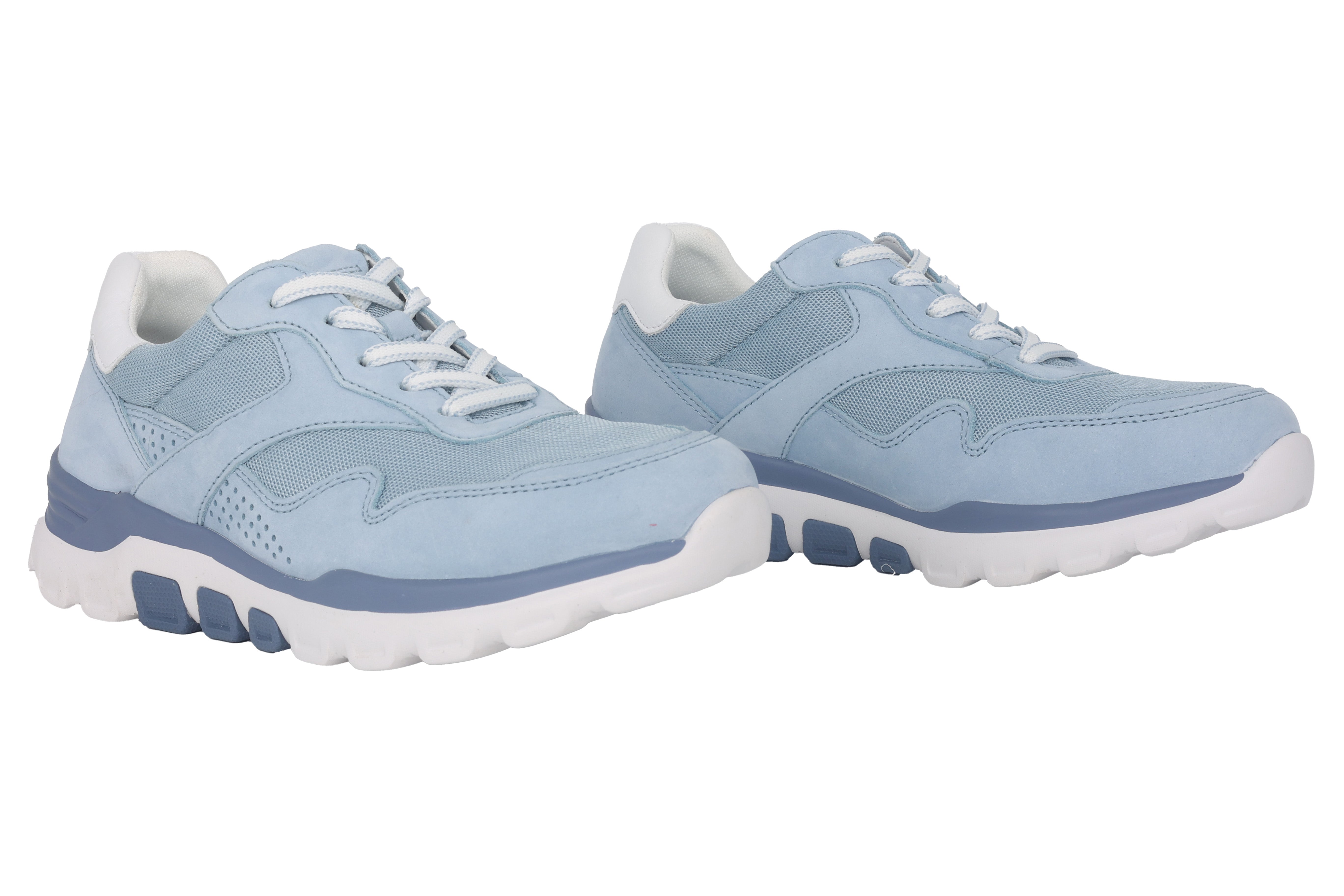 '86.986.16' women's walking rolling lace-up shoe - Blue