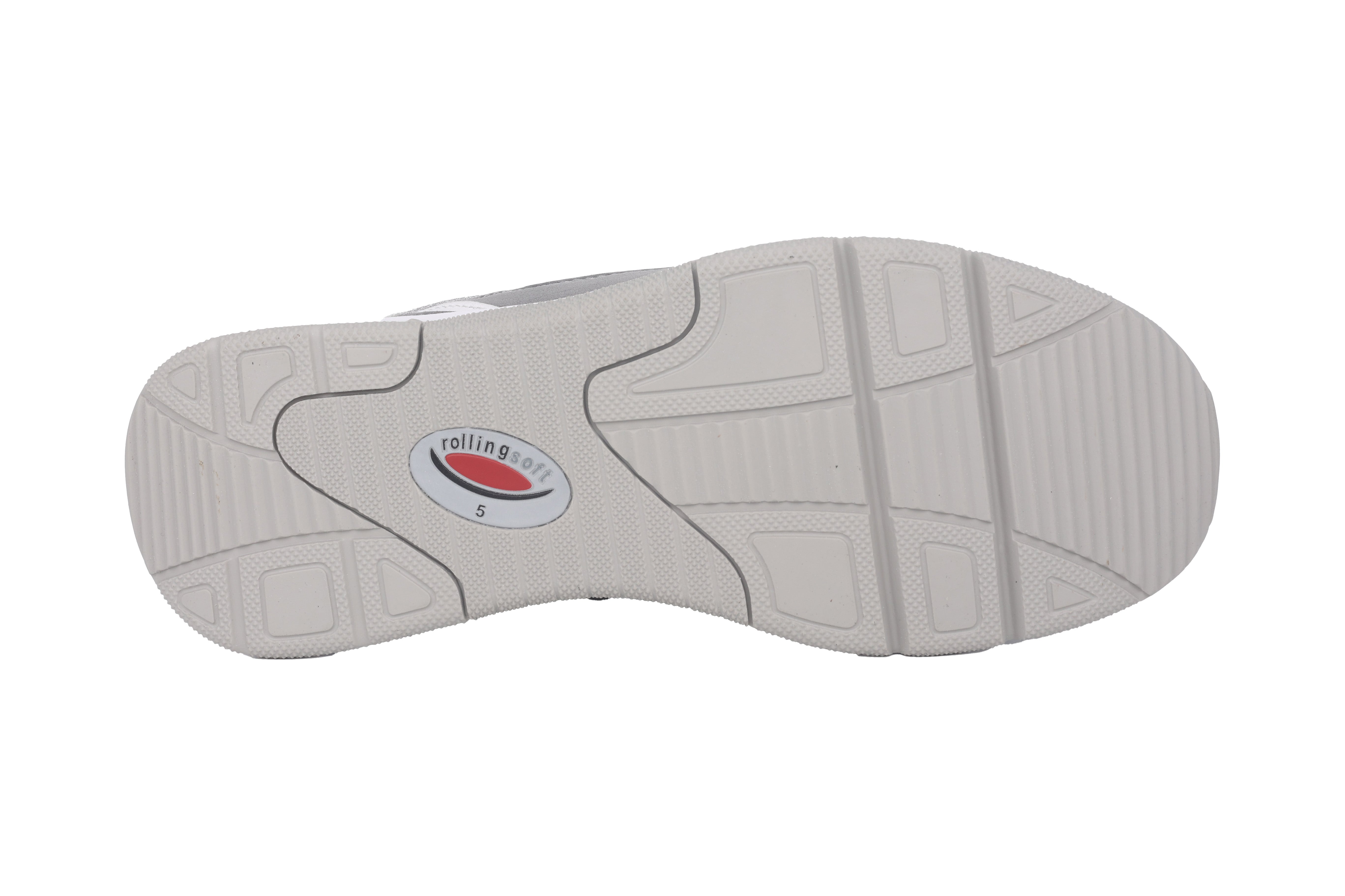 '56.893.69' sapatos femininos para caminhada com cadarços - prata