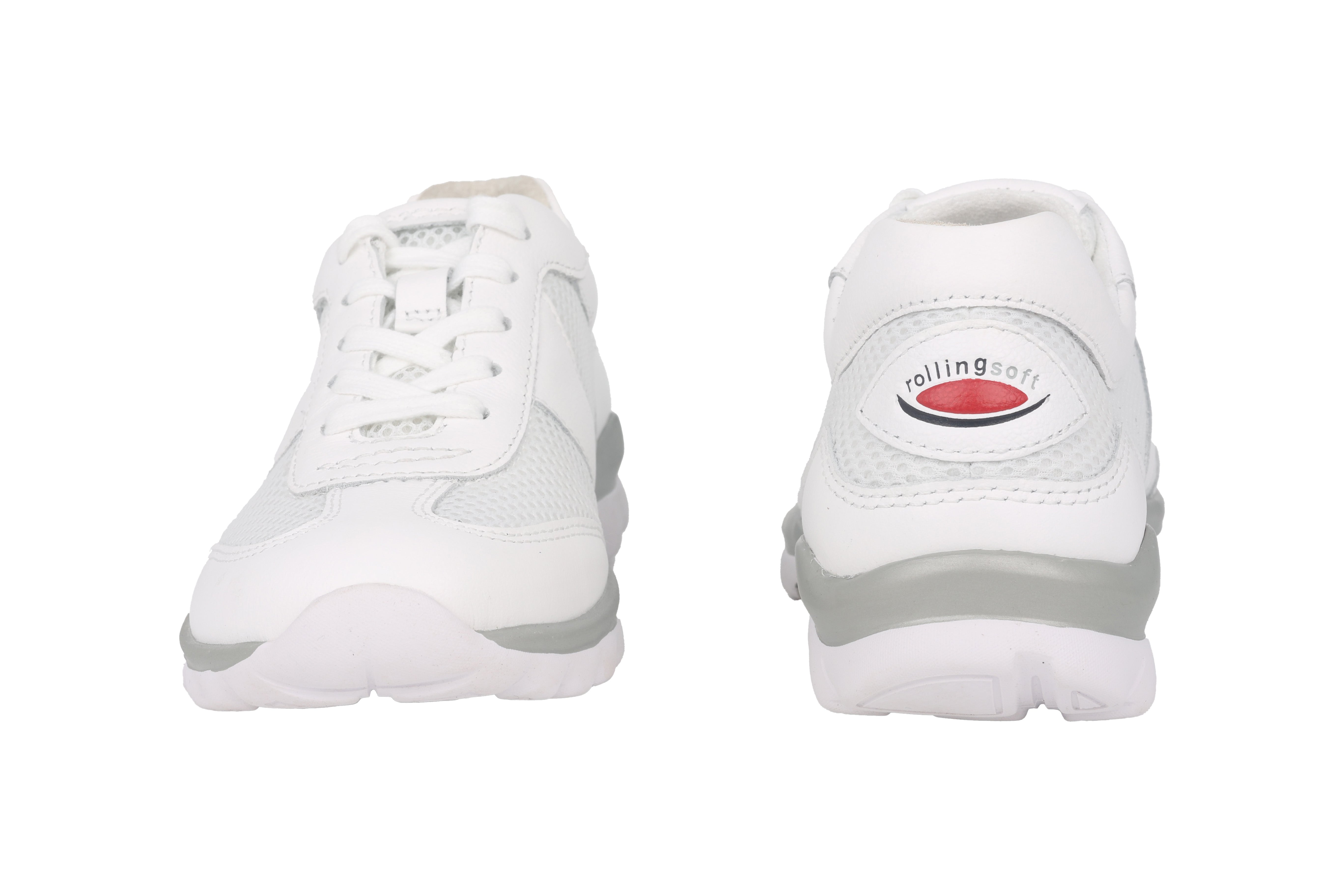 '66.966.50' sneaker de marche à roulettes perforées pour femme - blanc