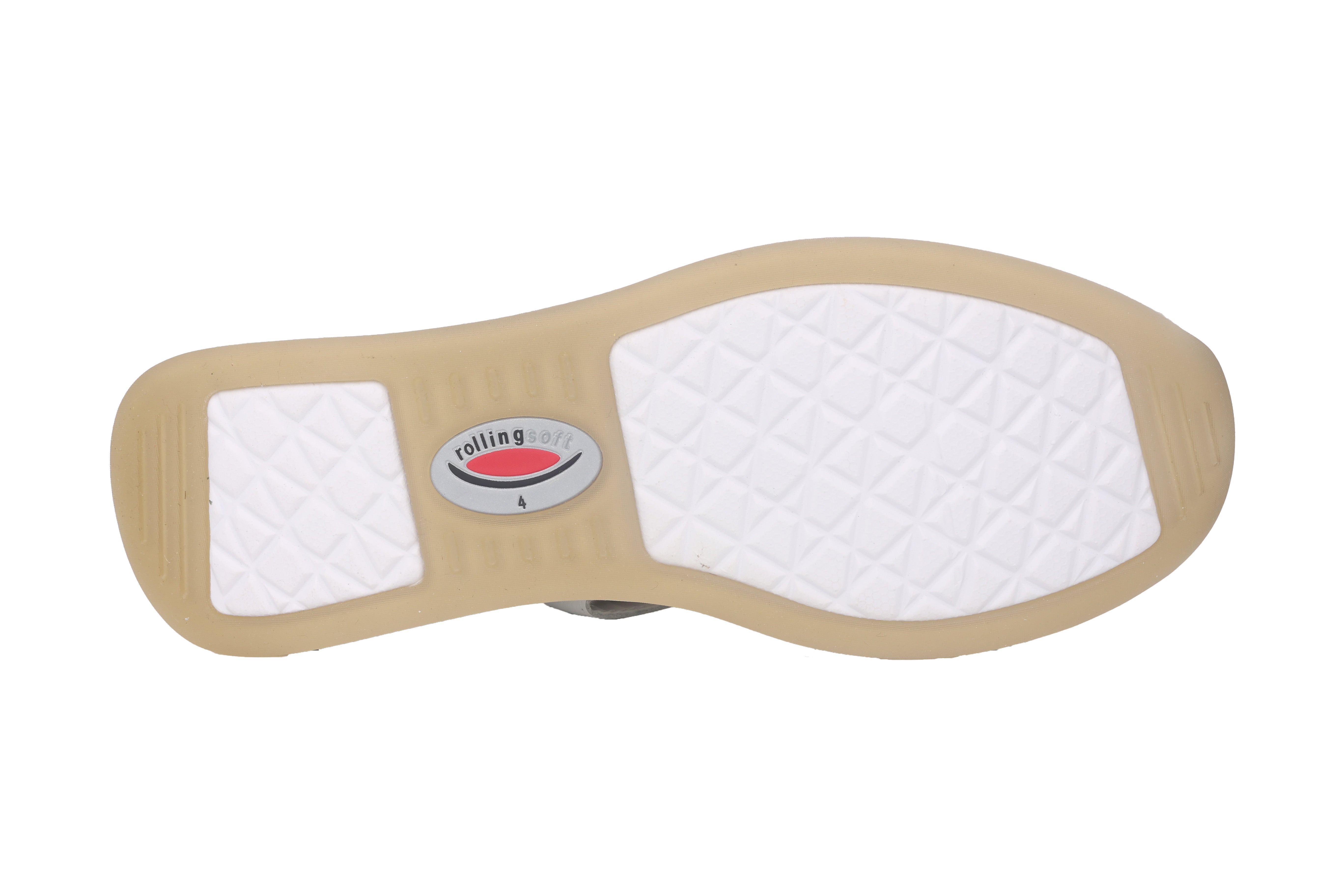 Damesschoen met rollende band '26.952.50' - Wit