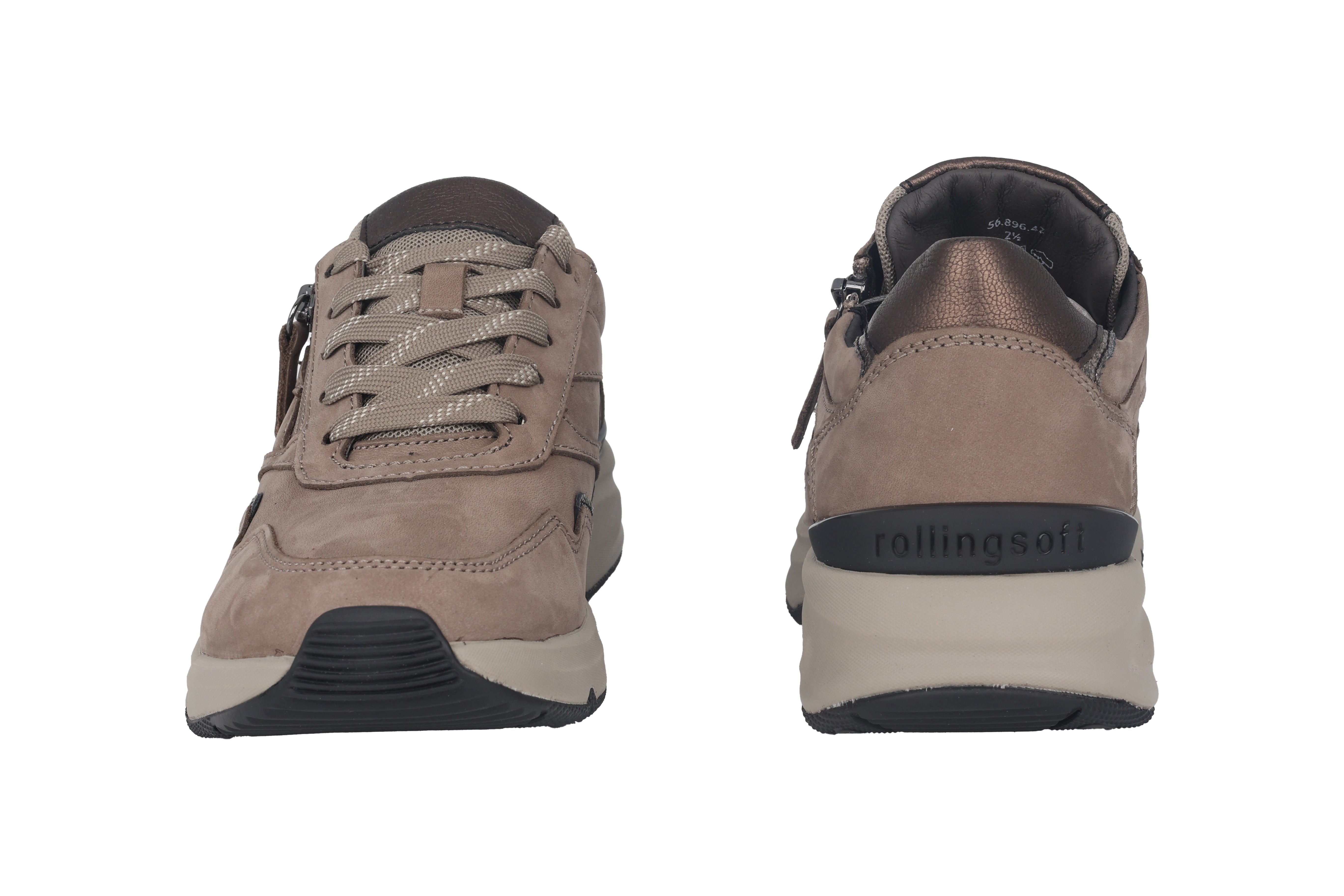 '56.896.42' zapatilla deportiva con ruedas para mujer - beige