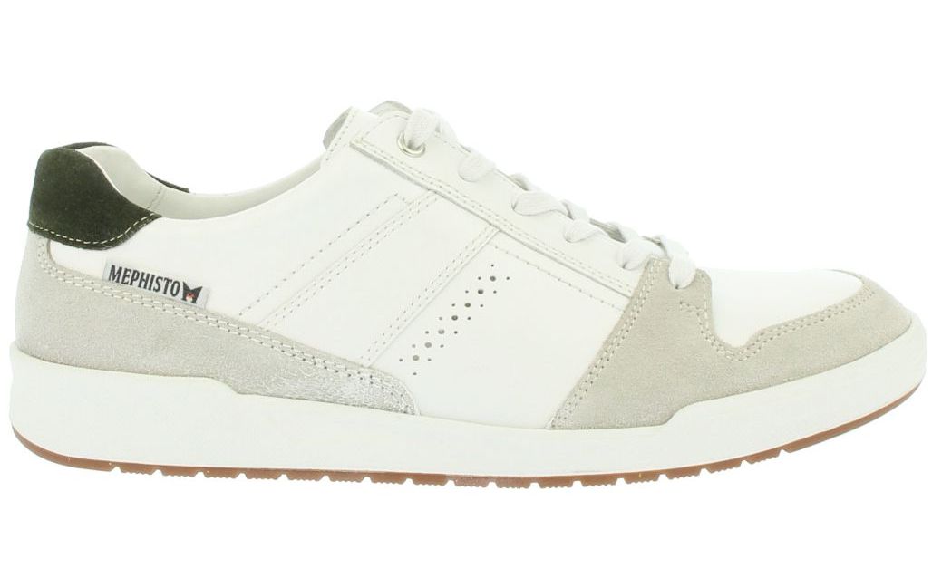 'Russel' men's lace - up sneaker - white stone - Chaplinshoes'Russel' men's lace - up sneaker - white stoneMephisto