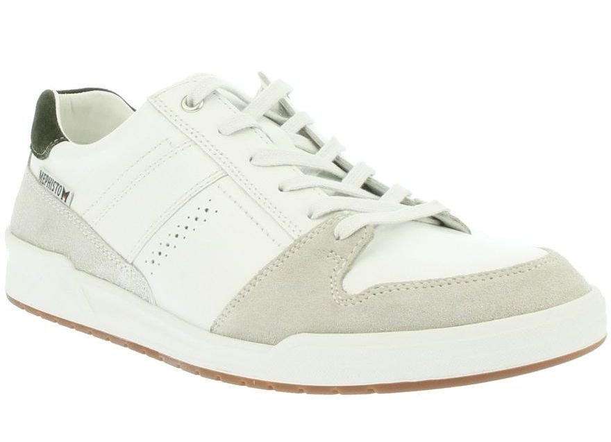 'Russel' men's lace - up sneaker - white stone - Chaplinshoes'Russel' men's lace - up sneaker - white stoneMephisto