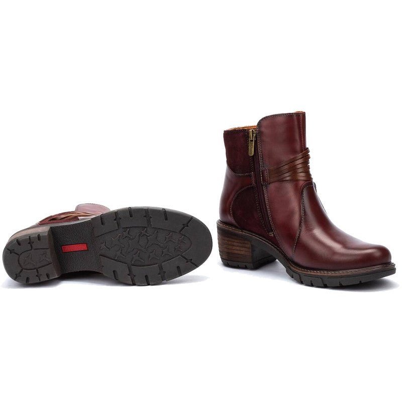 'San Sebastia' women's ankle boot - Red - Chaplinshoes'San Sebastia' women's ankle boot - RedPikolinos