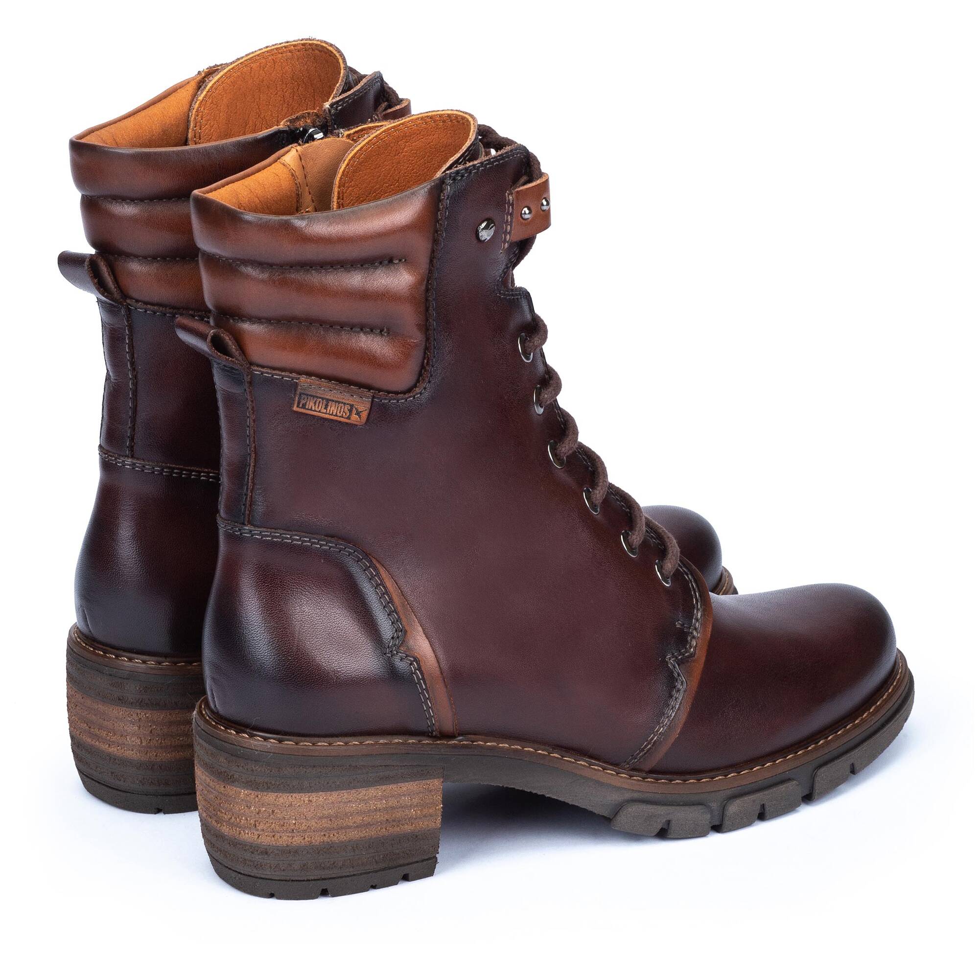 'San Sebastia' women's lace - zip boot - Dark brown - Chaplinshoes'San Sebastia' women's lace - zip boot - Dark brownPikolinos