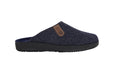 'Soltau - H' men's wide fit (H) homeslipper - Blue - Chaplinshoes'Soltau - H' men's wide fit (H) homeslipper - BlueRohde