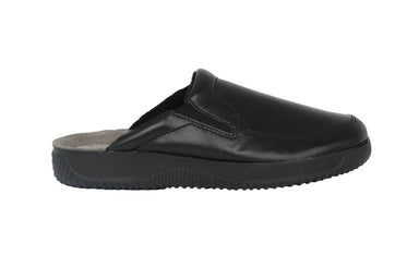 'Soltau - H' men's wide fit (H) homeslippers - Black - Chaplinshoes'Soltau - H' men's wide fit (H) homeslippers - BlackRohde