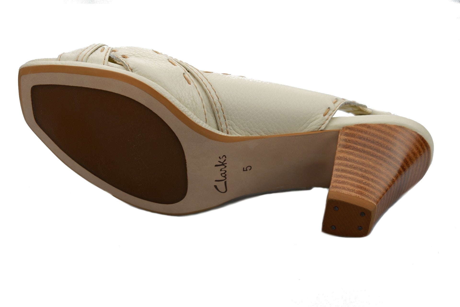 'Spanish Sea' women's slingback summer pump - Off white - Chaplinshoes'Spanish Sea' women's slingback summer pump - Off whiteClarks