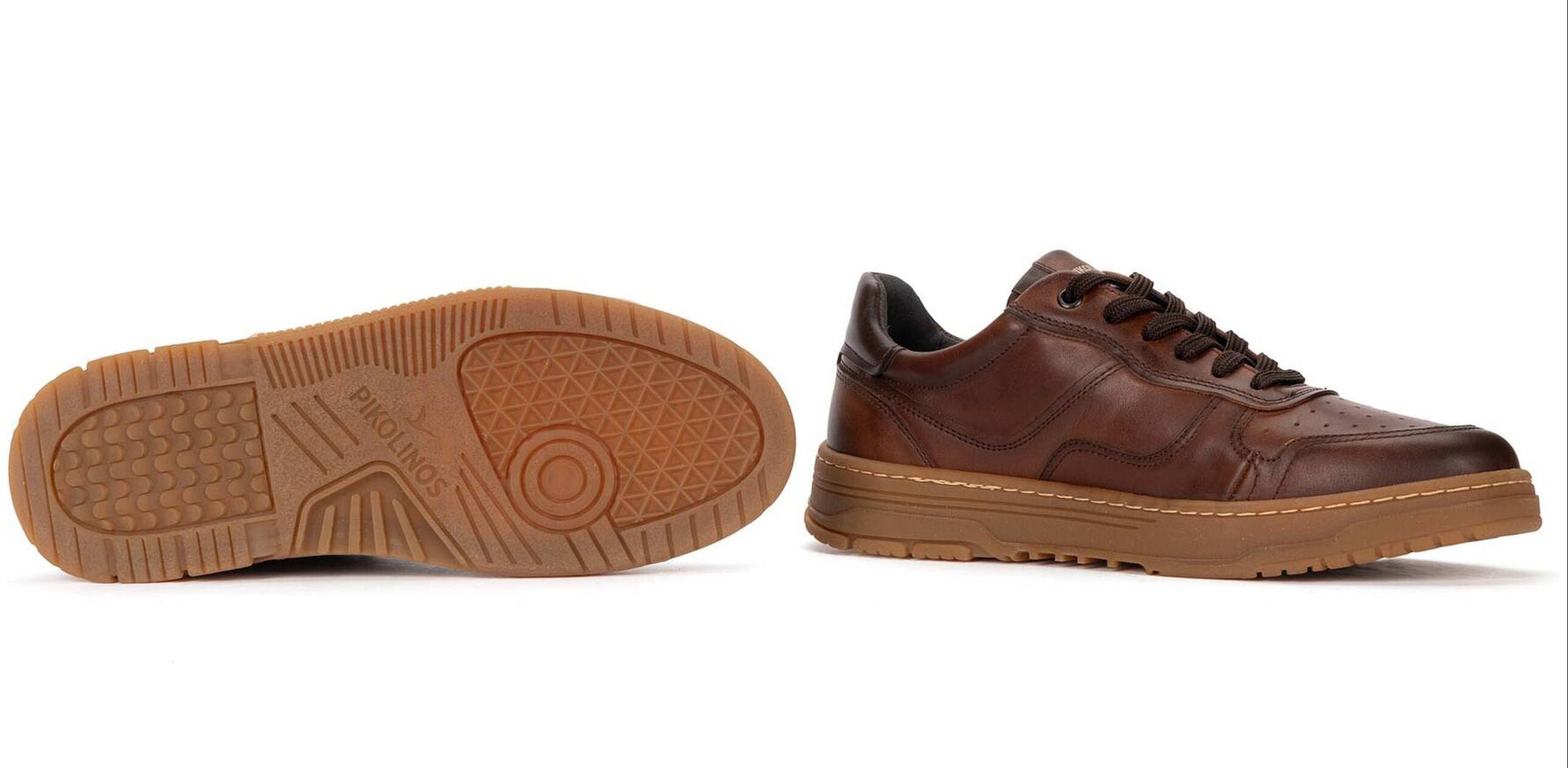 Sneaker en cuir pour homme 'Salinas' - marron