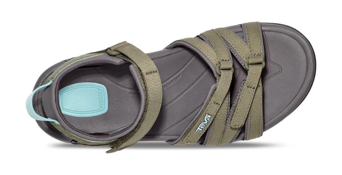 Damessandaal 'Tirra' - Groen - Chaplinshoes'Tirra' damessandaal - GroenTeva