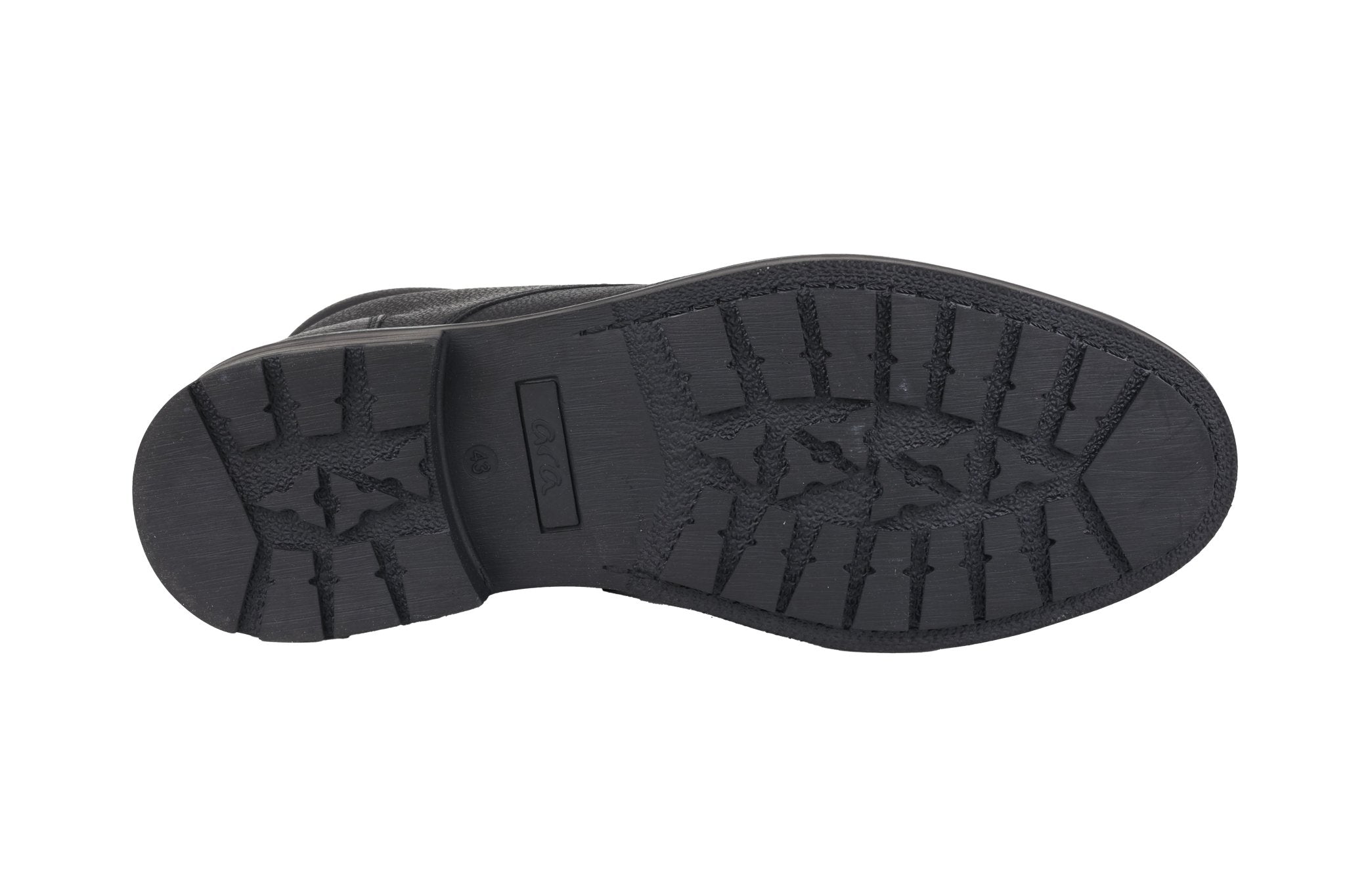 'Toledo' men's warmlined wide fit (H) lace - zip boot - Black - Chaplinshoes'Toledo' men's warmlined wide fit (H) lace - zip boot - BlackAra