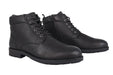 'Toledo' men's warmlined wide fit (H) lace - zip boot - Black - Chaplinshoes'Toledo' men's warmlined wide fit (H) lace - zip boot - BlackAra